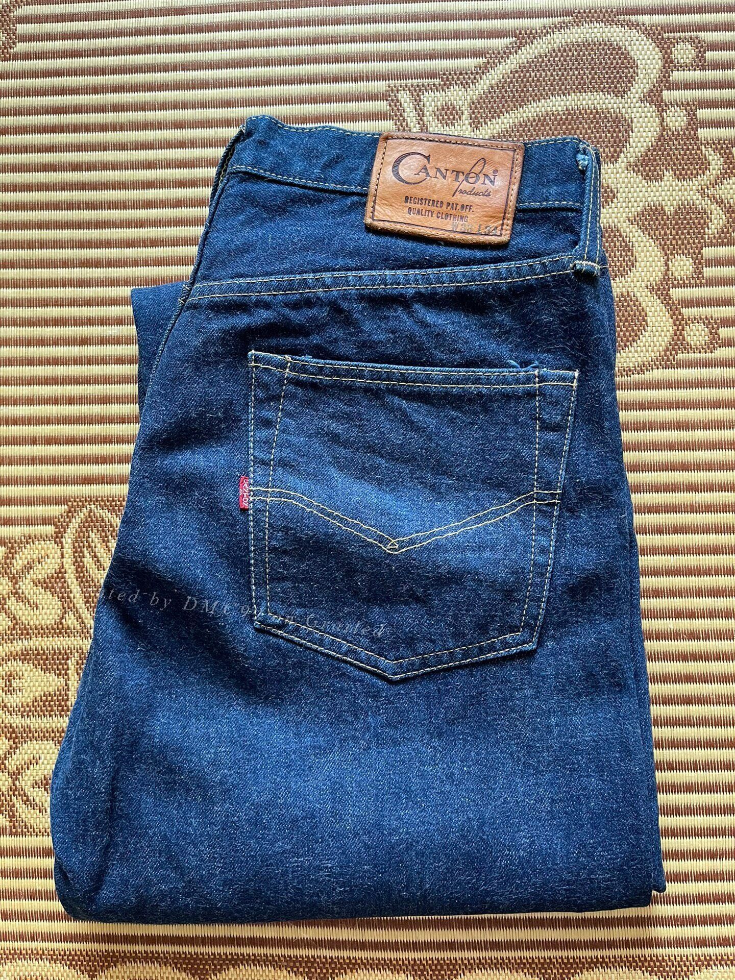 Other Canton 504 14oz Jeans W33L34 Size US 33 - 1 Thumbnail