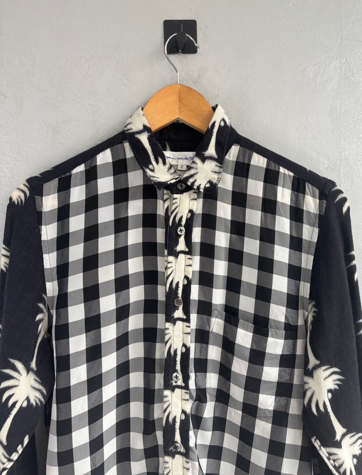 Comme des Garcons × Comme des Garcons SHIRT Comme Des Garcons SHIRT Palm Tree Print Hybrid Shirt Size US S / EU 44-46 / 1 - 3 Thumbnail