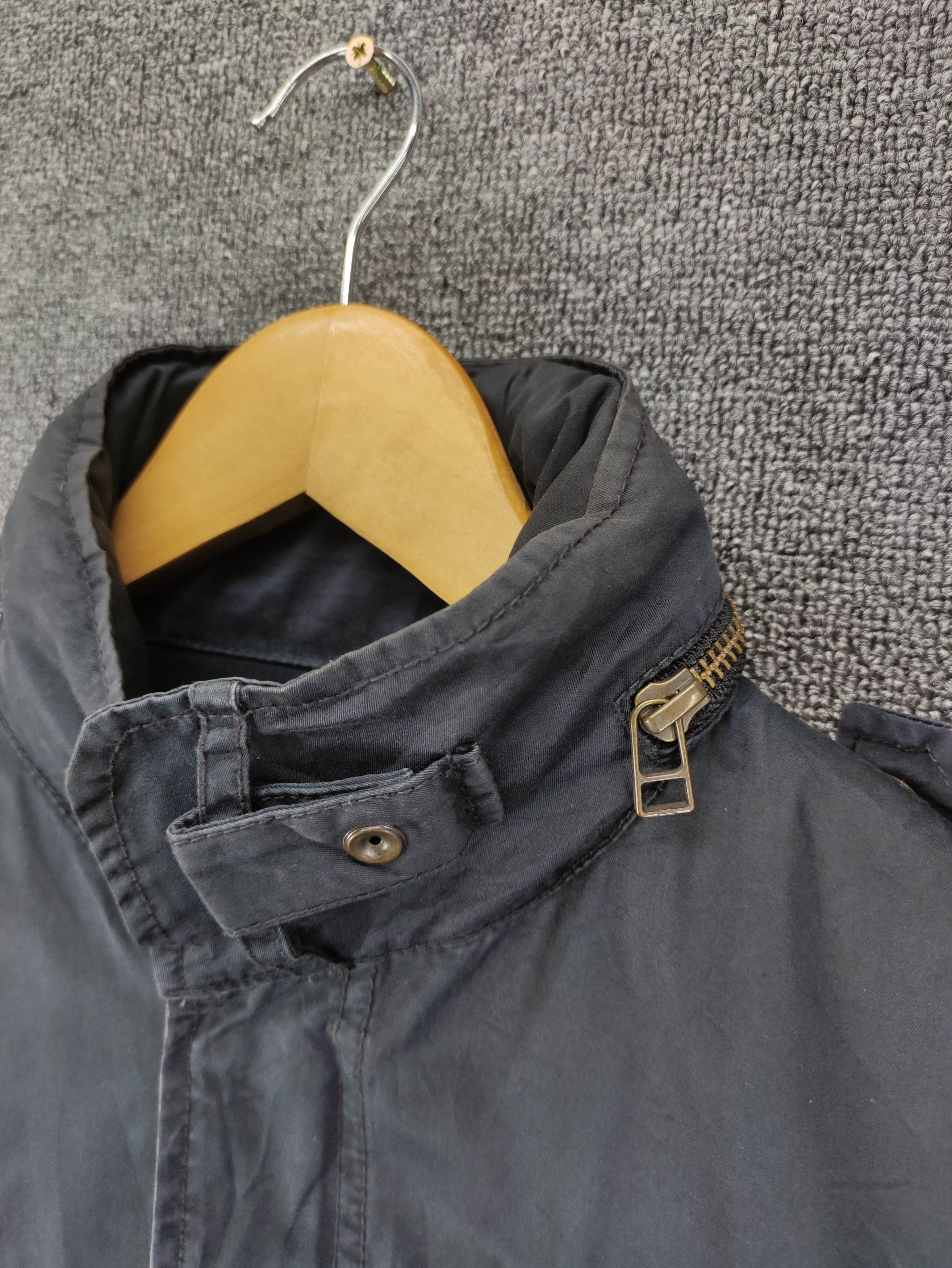 Japanese Brand Vintage Ikka M 65 Field Jacket With Hoodie Zipper Size US M / EU 48-50 / 2 - 2 Thumbnail