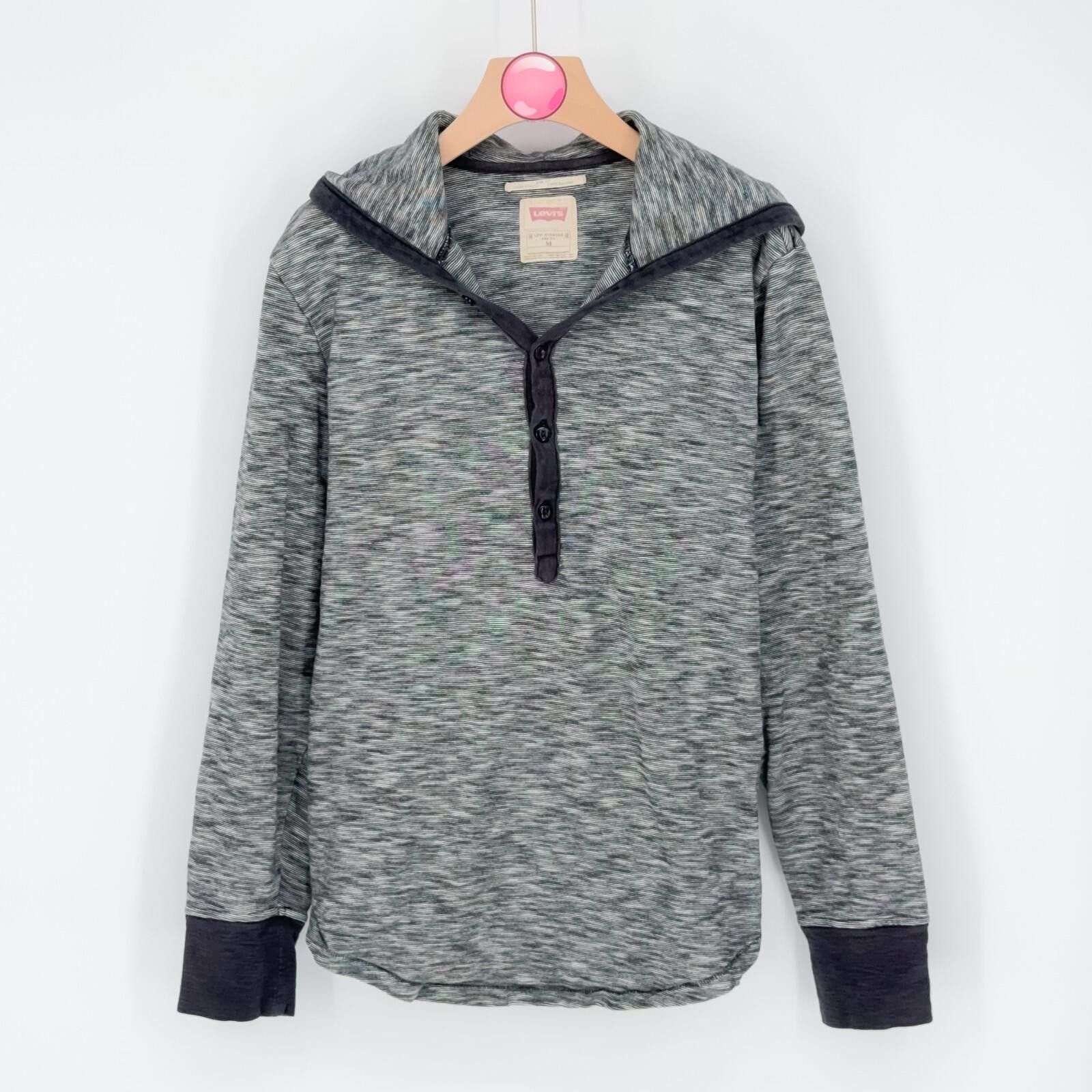 Levi's Levi's Men's Slim Fit Quarter Pullover Hoodie Mens Size M Size US M / EU 48-50 / 2 - 1 Thumbnail