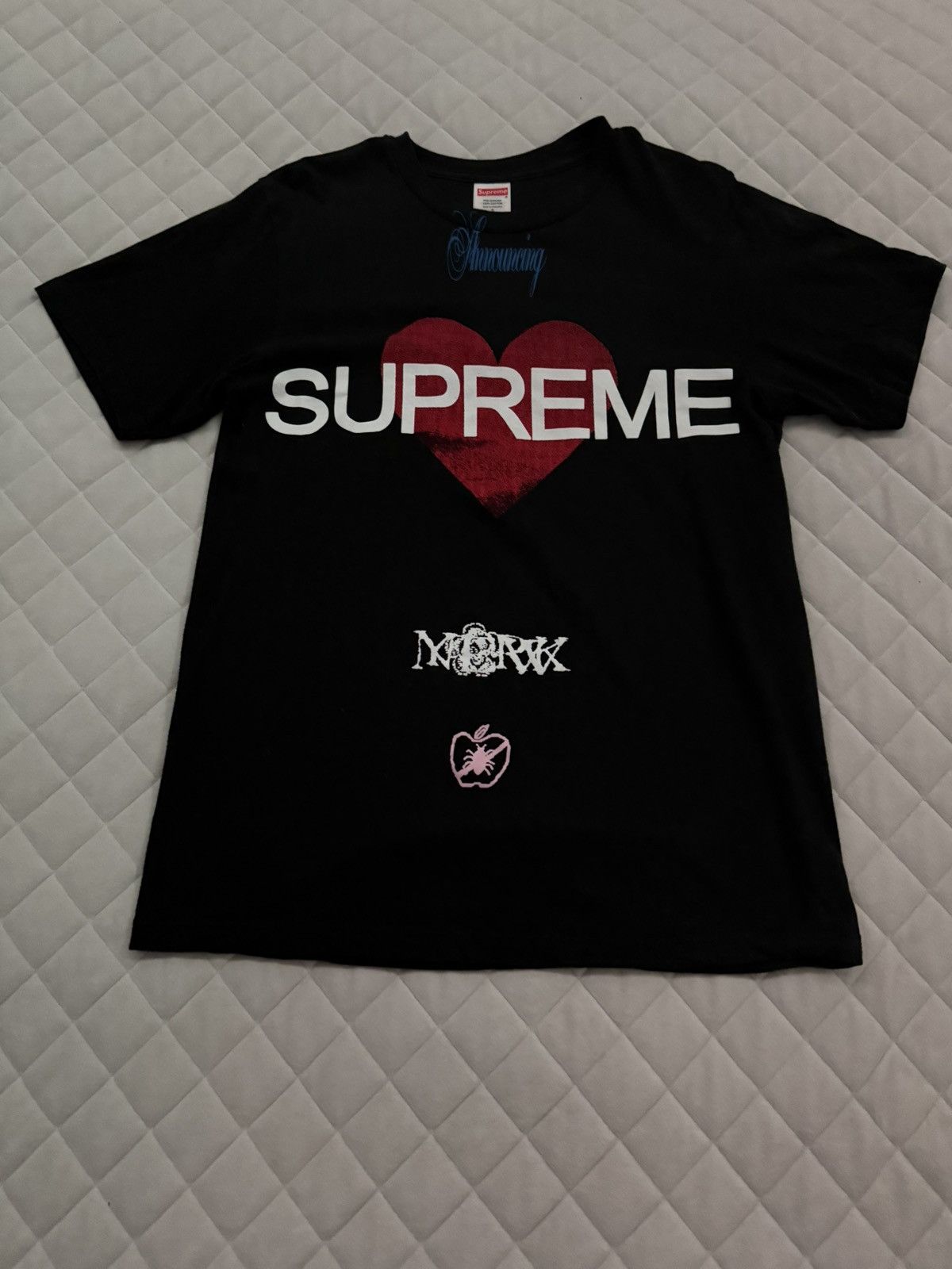 Supreme Supreme ‘Announcing’ Black T-Shirt Size US S / EU 44-46 / 1 - 1 Thumbnail
