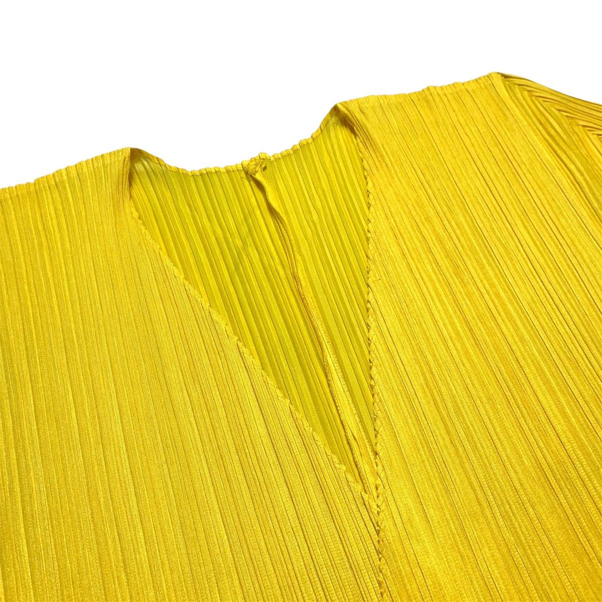 Issey Miyake Pleats Please Issey Miyake Kimono Yellow Japanese Brand Size M / US 6-8 / IT 42-44 - 3 Thumbnail