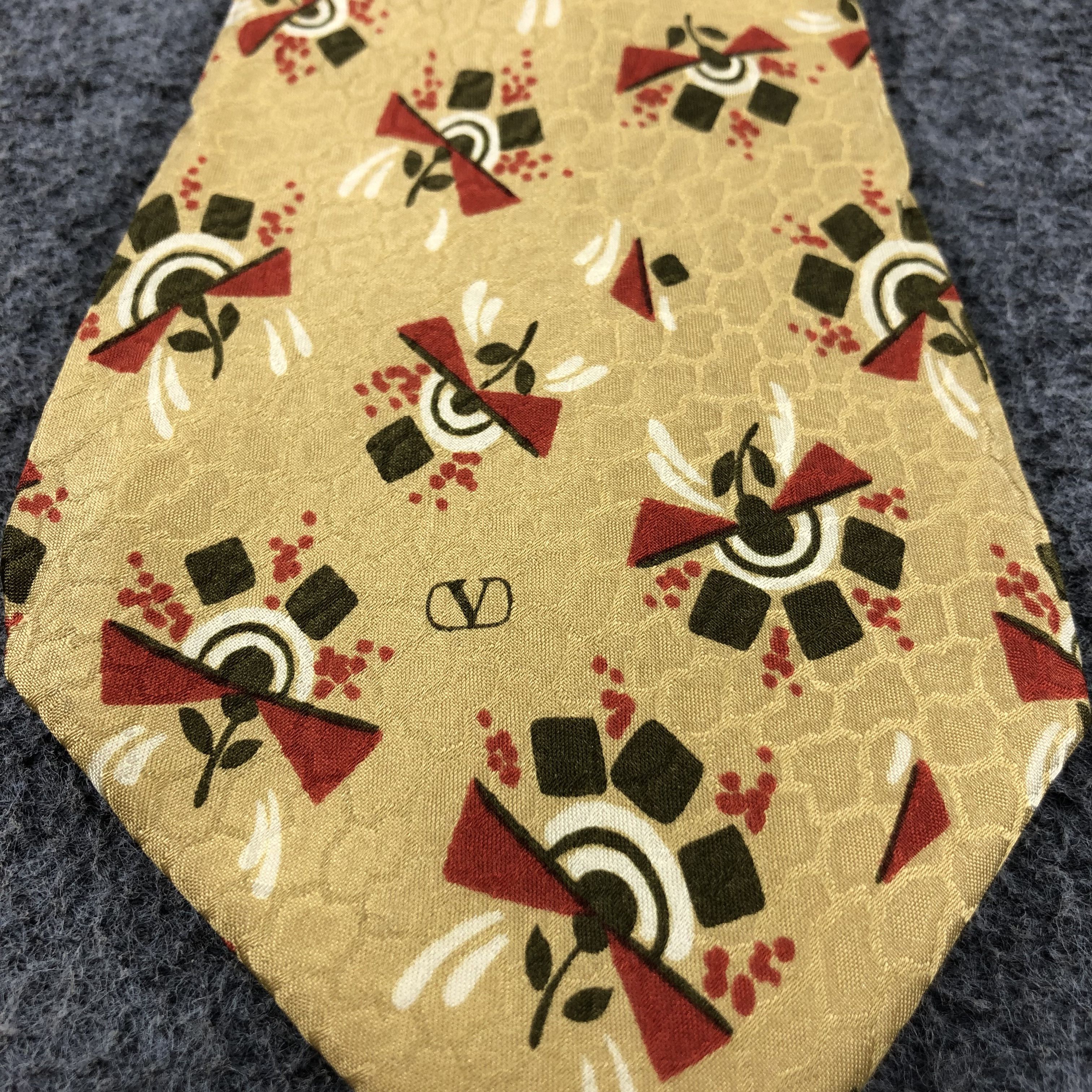 Valentino × Vintage Valentino Silk Neck Ties Bowtie Cravat Cravatte T49 Size ONE SIZE - 2 Thumbnail