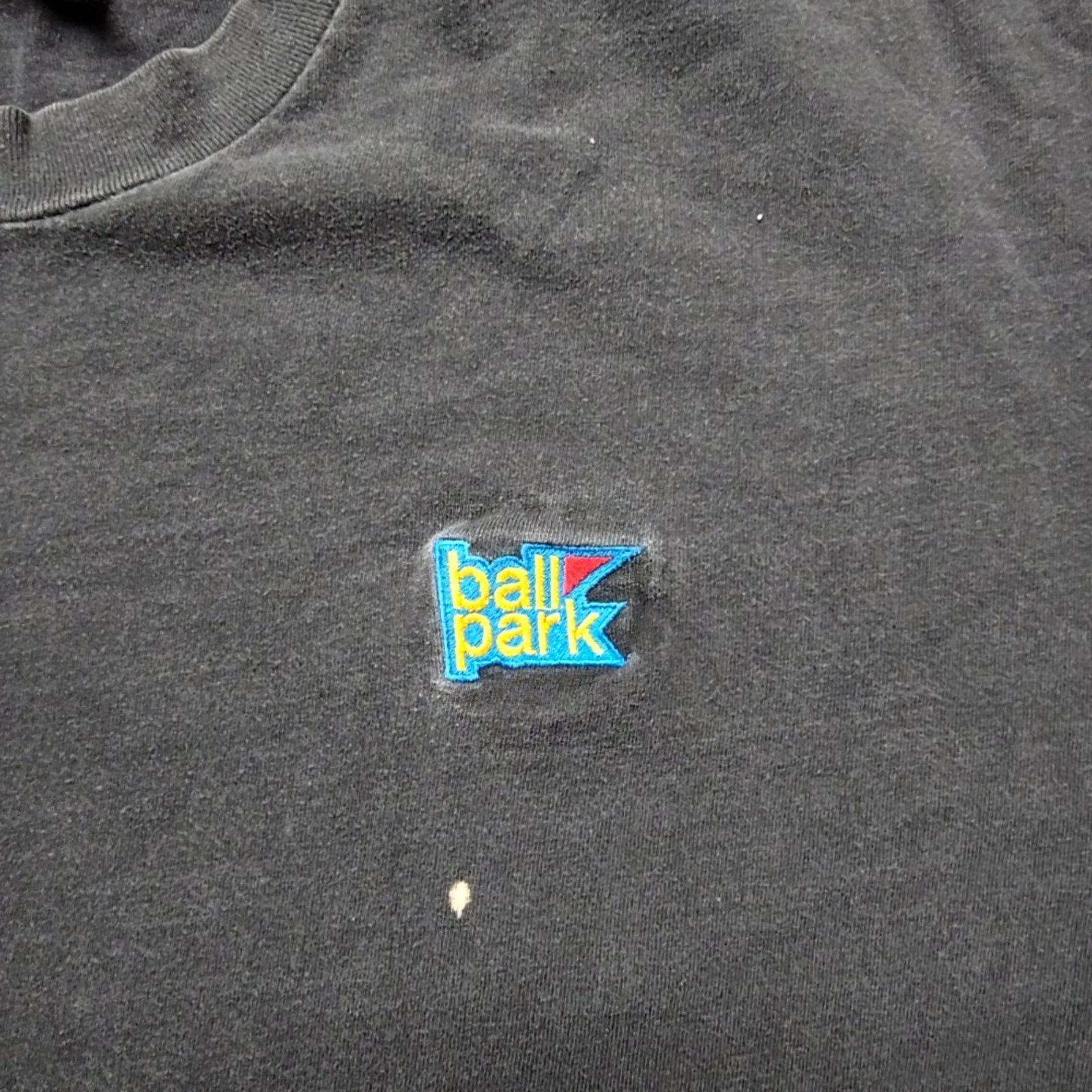 Hanes Vintage Ball Park Hot Dogs Embroidered XL Black Shirt Size US XL / EU 56 / 4 - 2 Thumbnail