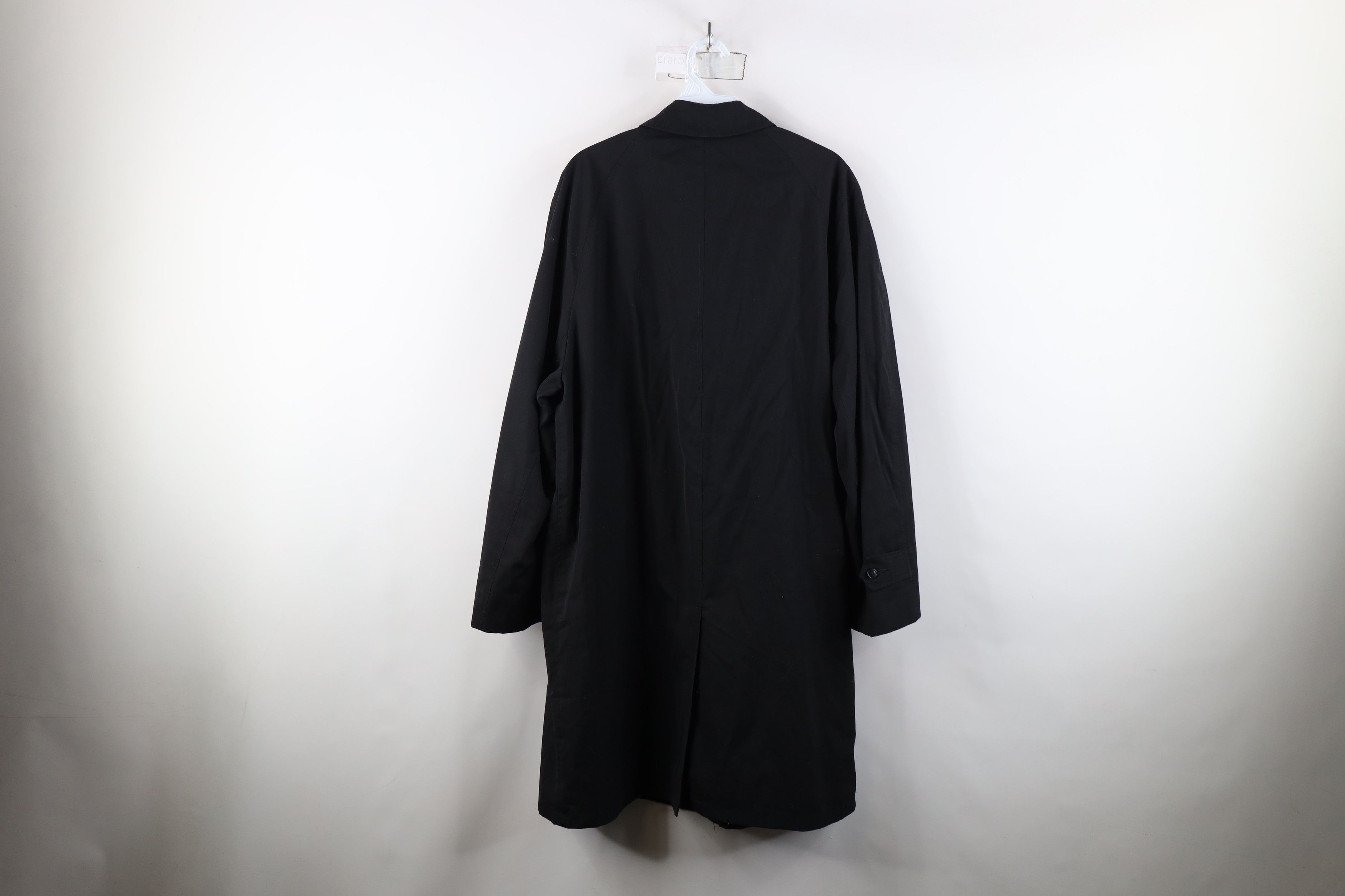 Vintage Vintage 50s 60s Streetwear Trench Coat Rain Jacket Black USA Size US XL / EU 56 / 4 - 10 Thumbnail