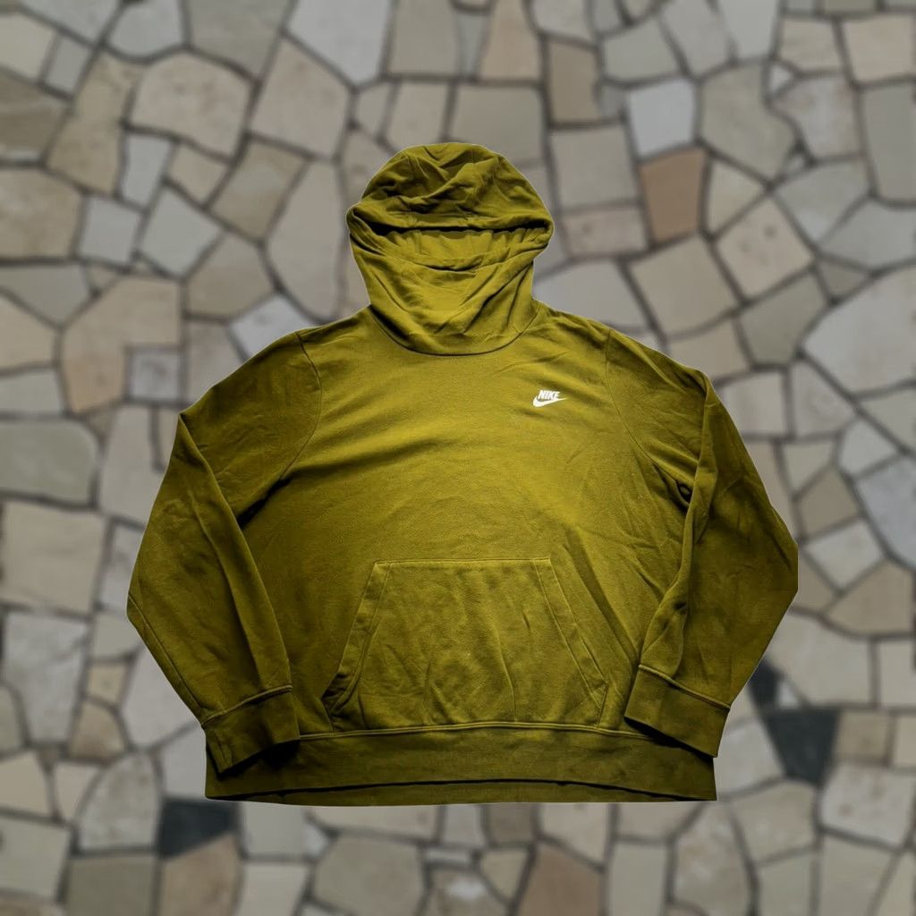 Nike VINTAGE Men’s Nike Hoodie Mens XLarge Green Pullover Hoodie Nike Swoosh 24in length 25 1/2in pit to pit Athletic Size US XL / EU 56 / 4 - 1 Thumbnail