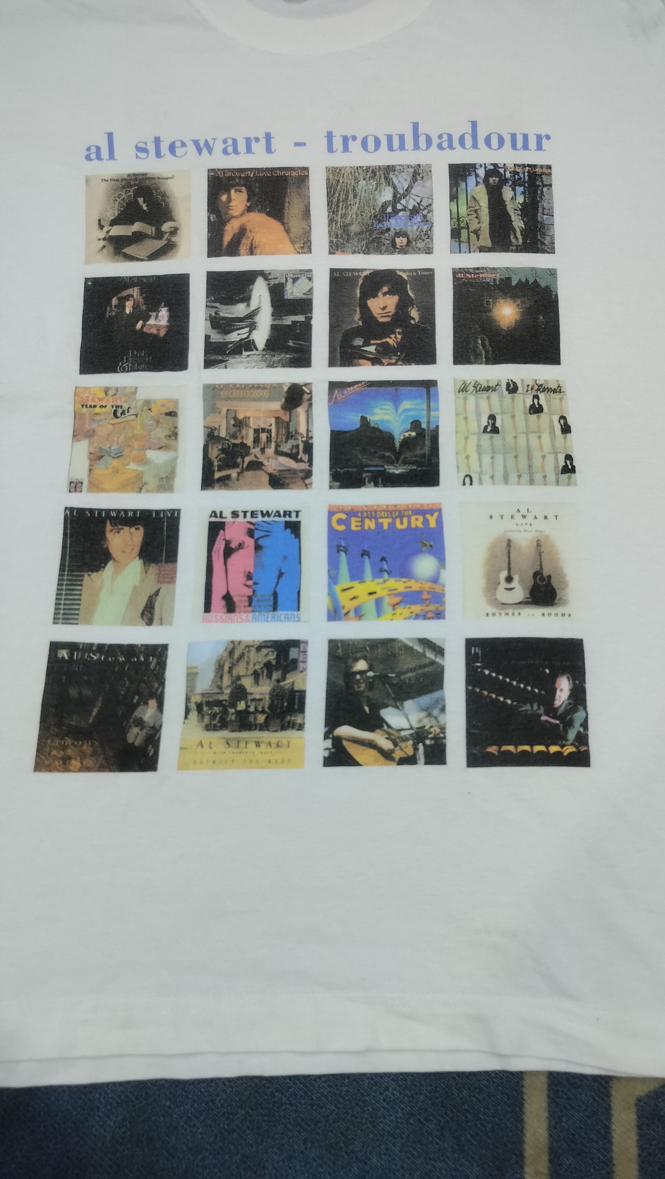 Vintage Rare Vintage 90s Al Stewart Troubadour tshirt Size US L / EU 52-54 / 3 - 2 Thumbnail