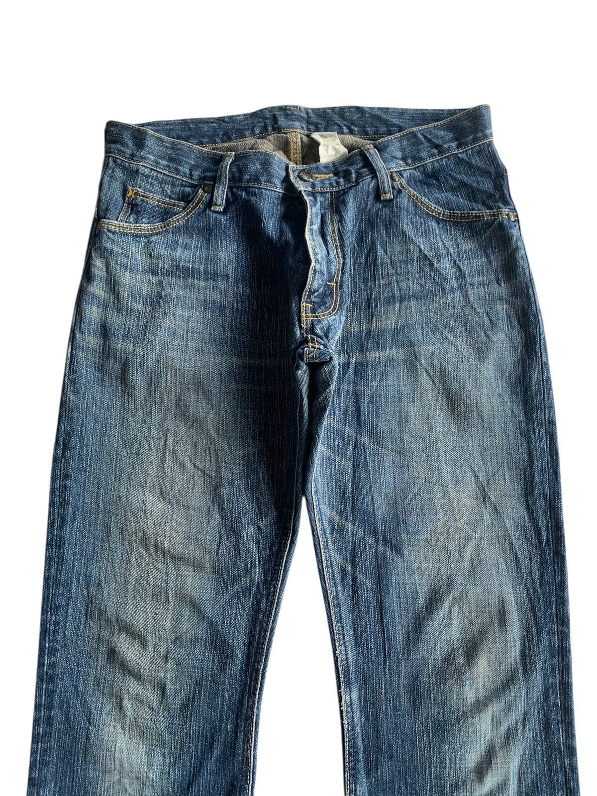 Lee FLARE LEE RIDERS RUSTY JAPANESE PUNK STYLE DISTRESSED DENIM Size US 31 - 5 Thumbnail