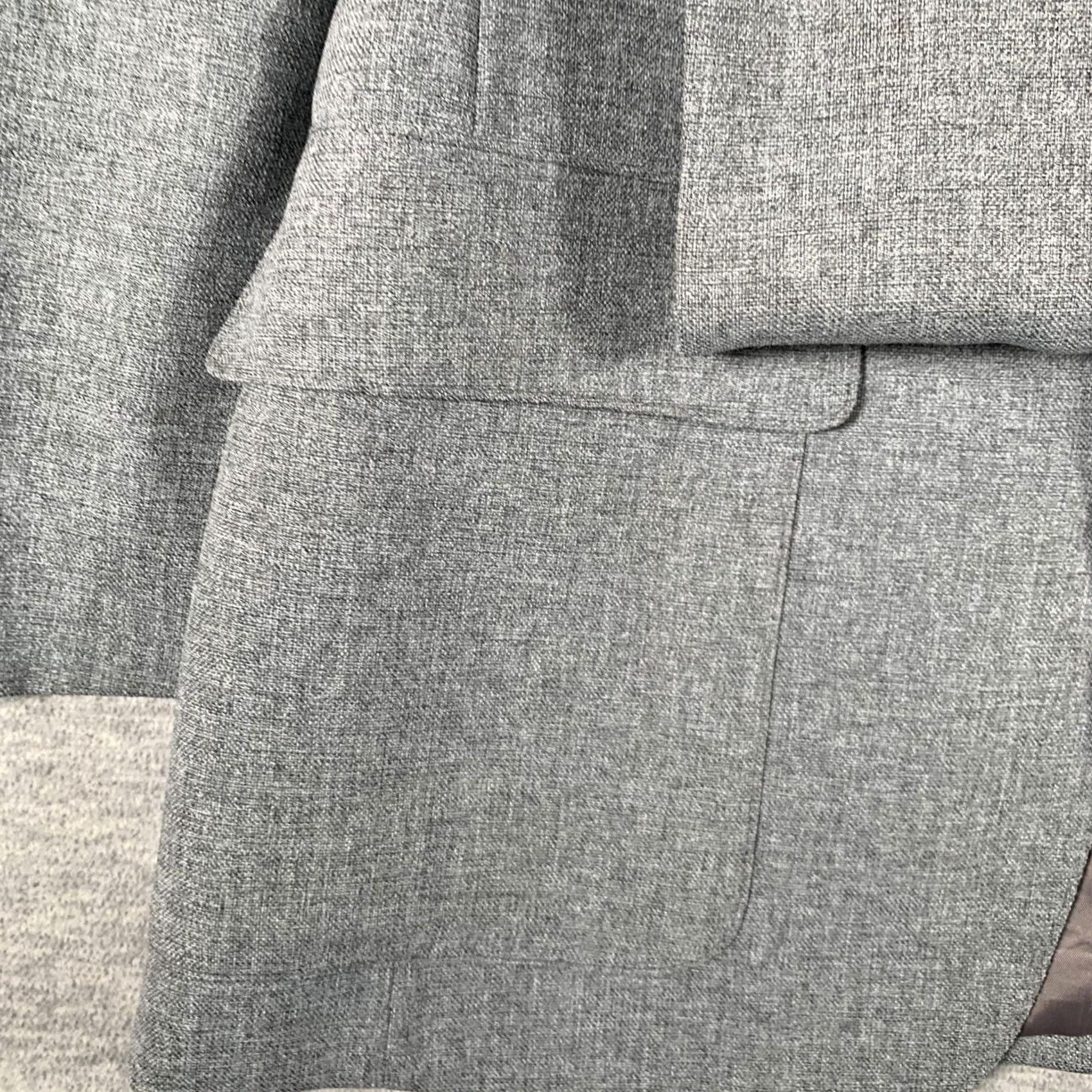 Levi's VINTAGE Levi's Suit 3 Piece Mens 46 Gray Tweed STA-PREST 37x28 Set Size 46R - 5 Thumbnail