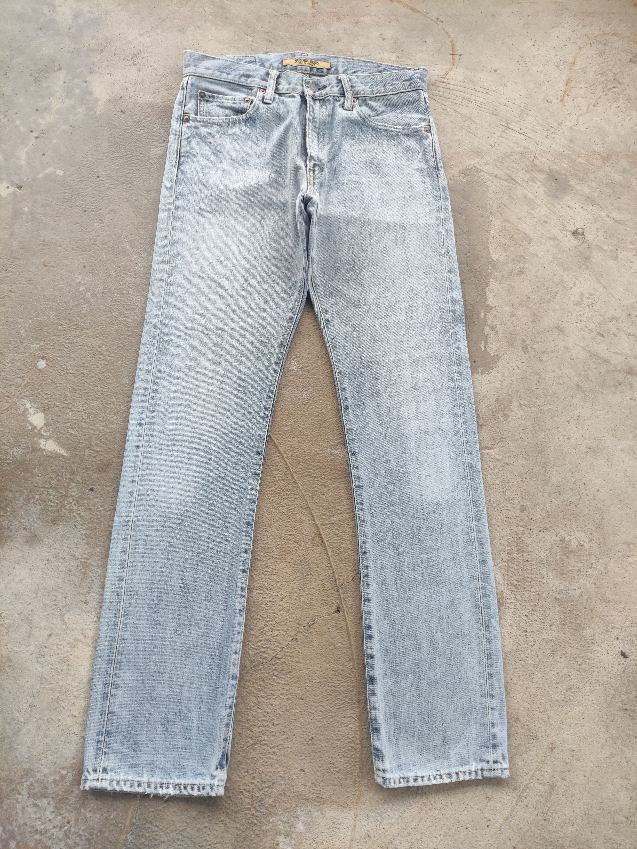 Japanese Brand Vintage Japanese Jean Distressed Faded Denim Size US 32 / EU 48 - 1 Thumbnail