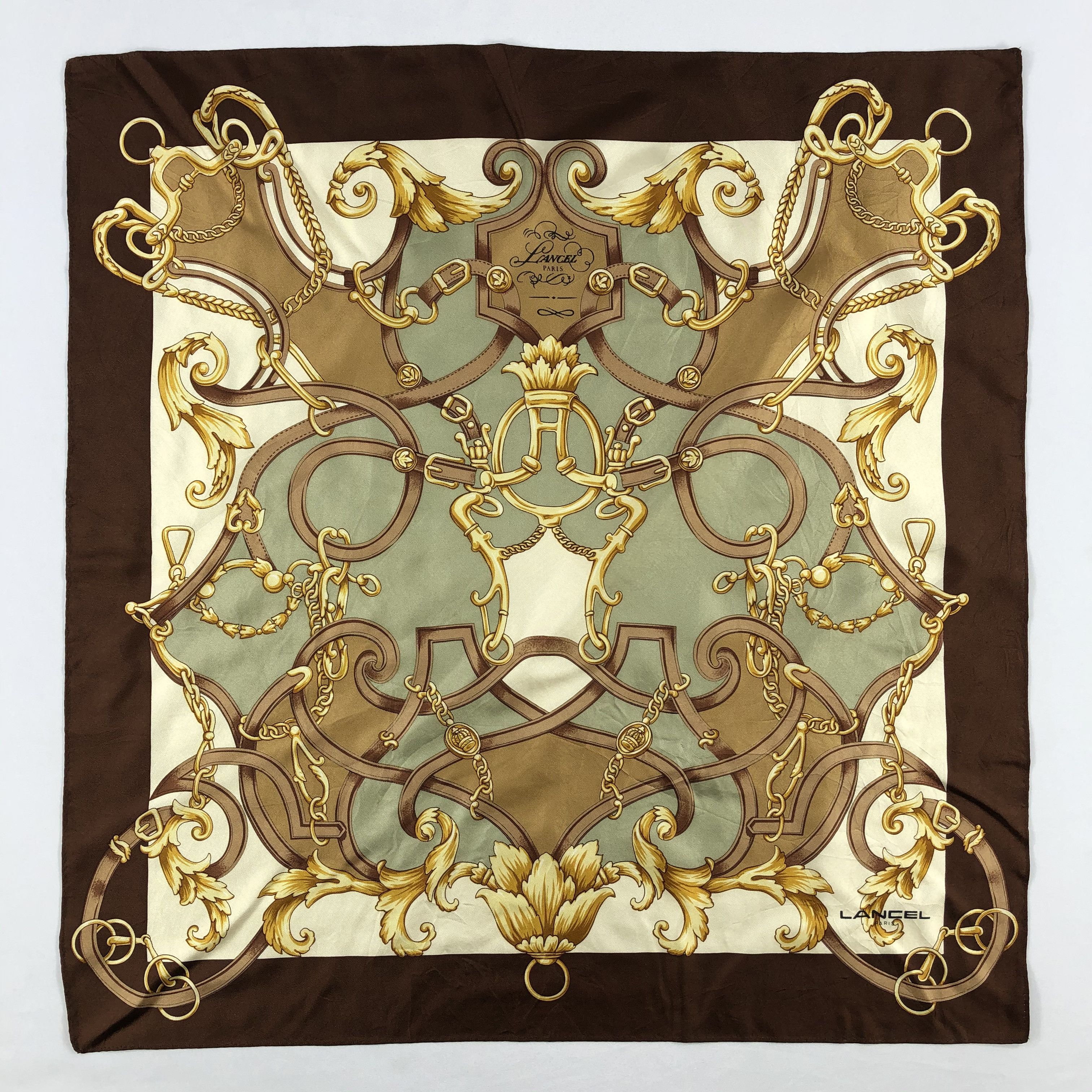 Lancel Vintage Lancel Silk Scarf Size ONE SIZE - 2 Thumbnail