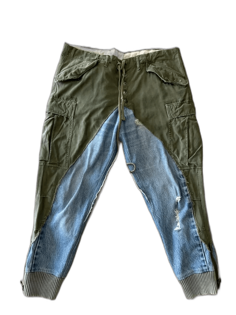 Greg Lauren vintage greg lauren cargo hybrid pants Size US 26 / EU 42 - 1 Thumbnail