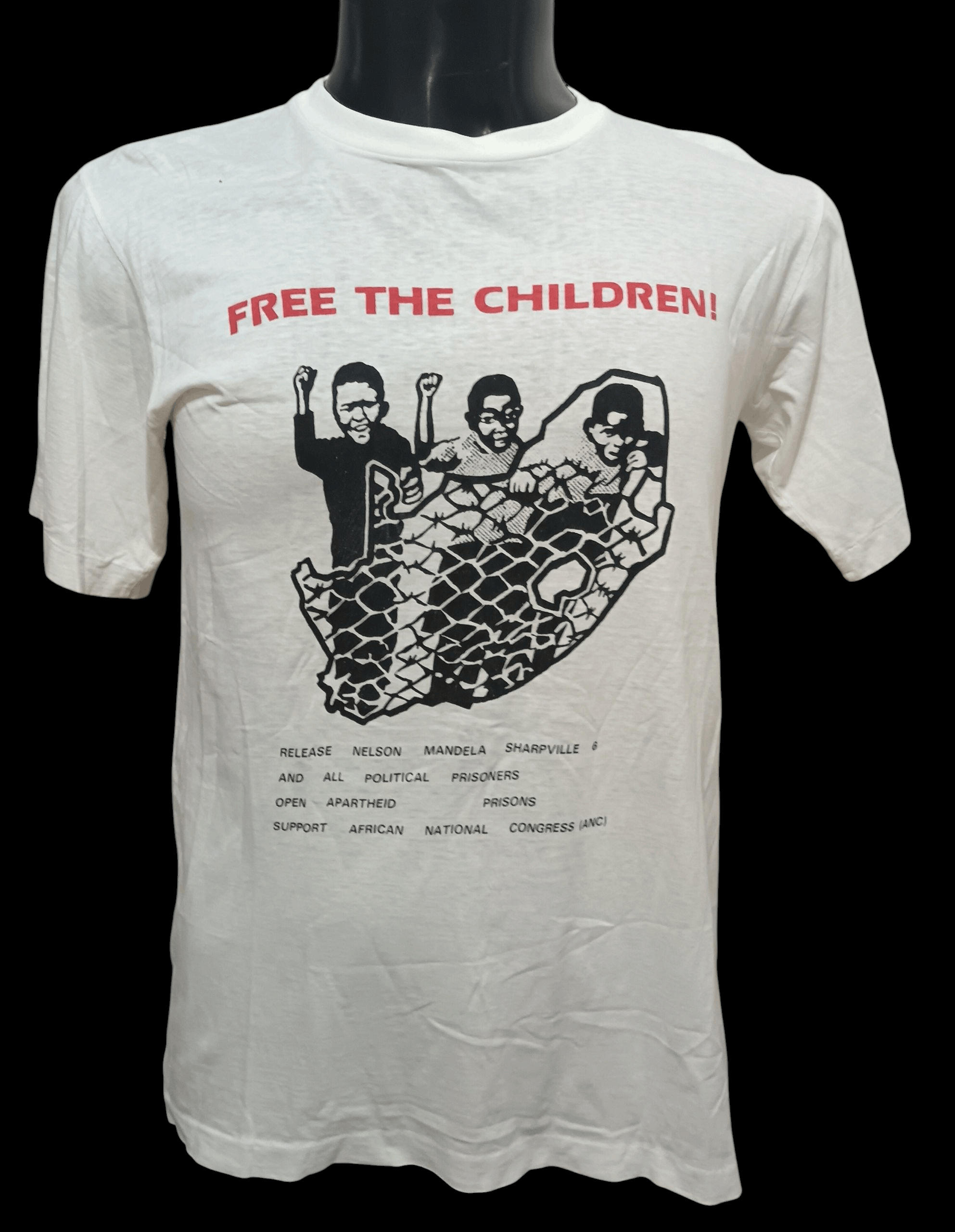 Vintage VINTAGE 80s NELSON MANDELA SHIRT Size US M / EU 48-50 / 2 - 1 Thumbnail