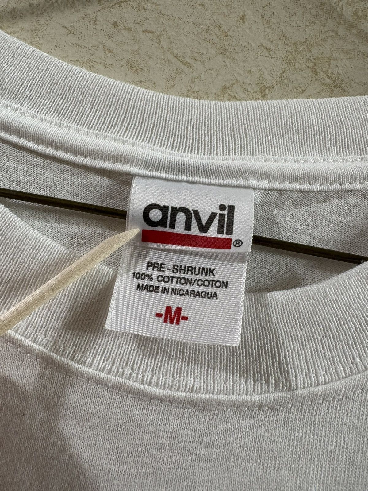 Vintage Vintage 90s Anvil Devil Religious Graphic Tee Size US M / EU 48-50 / 2 - 3 Thumbnail