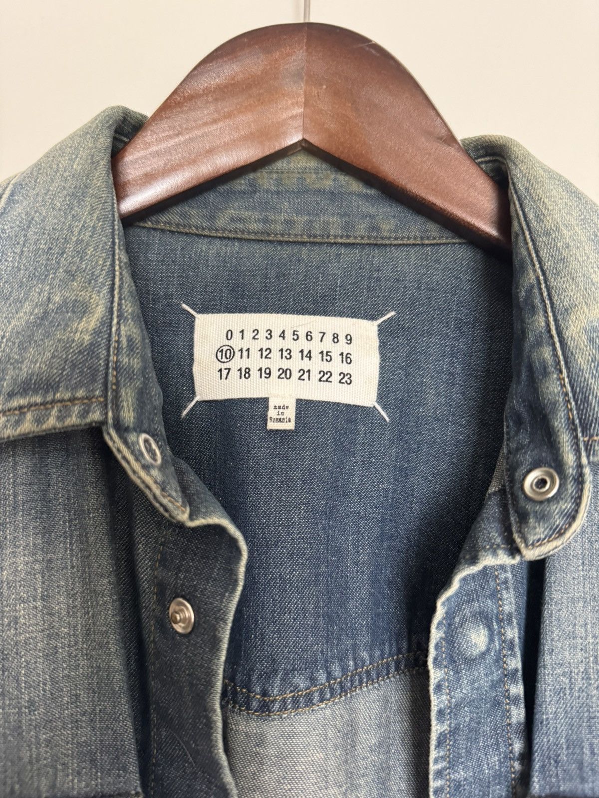 Maison Margiela Maison Margiela Denim Shirt Size US S / EU 44-46 / 1 - 3 Thumbnail