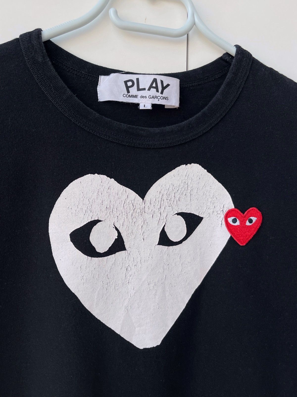 Comme des Garcons × Comme des Garcons Homme × Comme des Garcons PLAY Comme Des Garcons Play Tee Size US L / EU 52-54 / 3 - 3 Thumbnail