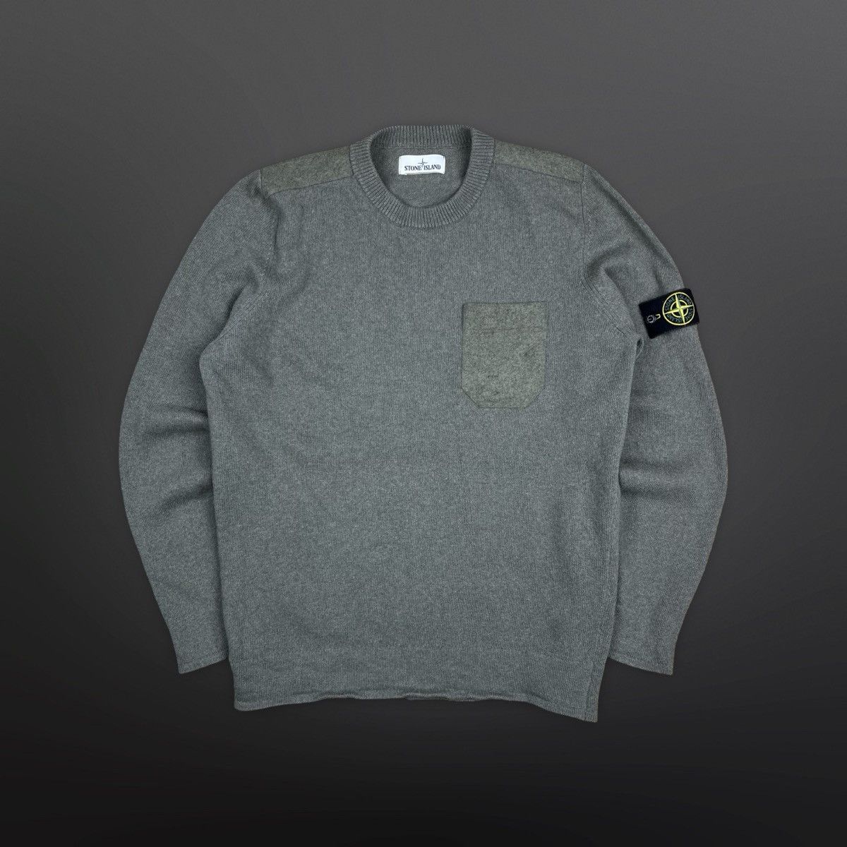 Stone Island Stone Island Knit Sweater – Olive – Size XL Size US XL / EU 56 / 4 - 1 Thumbnail