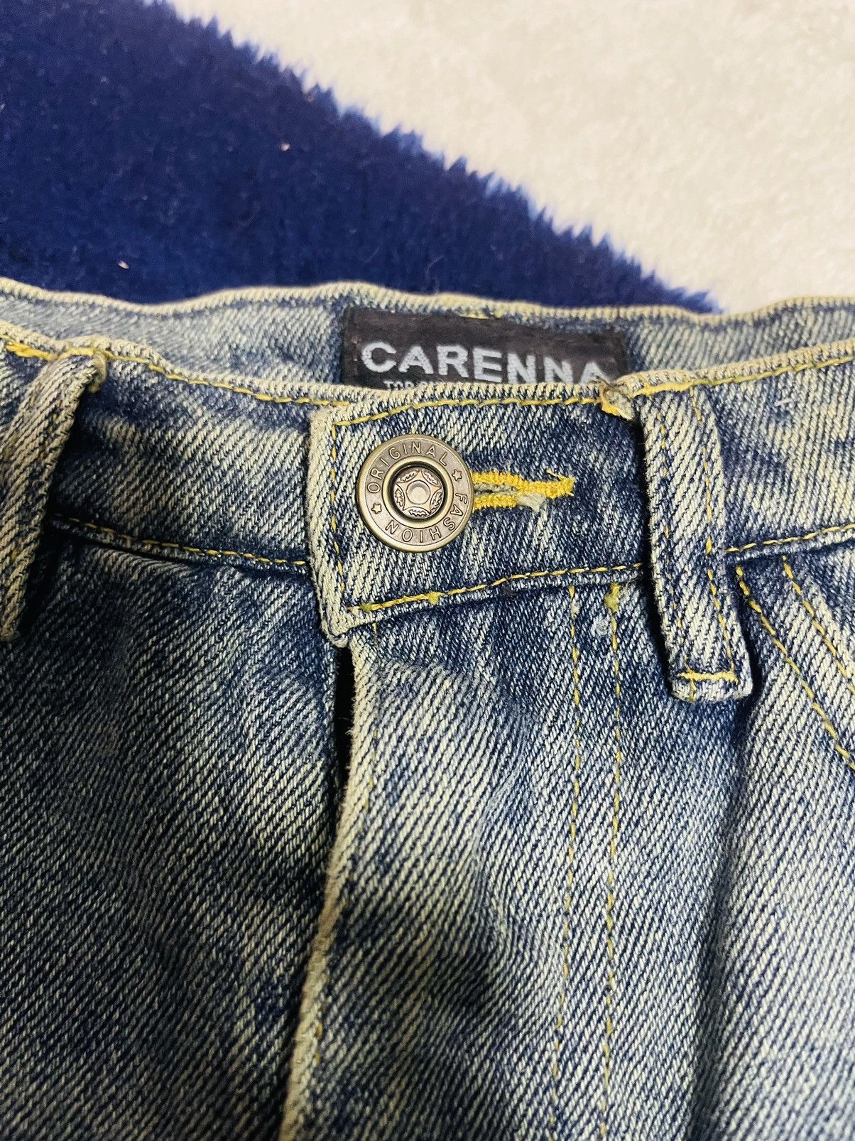 Japanese Brand Rare 🔥 Carenna Nice Denim Skirt (15) Size 26" / US 2 / IT 38 - 8 Thumbnail