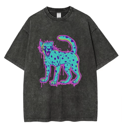 Japanese Brand × Vintage "Rainbow Cheetah -L" Oversized T-shirt Size US L / EU 52-54 / 3 - 1 Preview