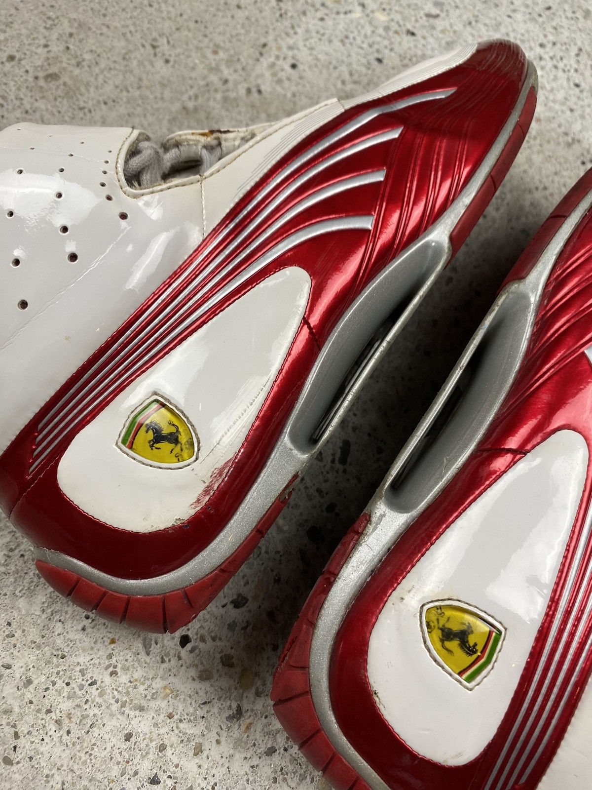 Puma Puma ferrari high top sneakers flats racing vintage retro Size US 8.5 / EU 41-42 - 3 Thumbnail
