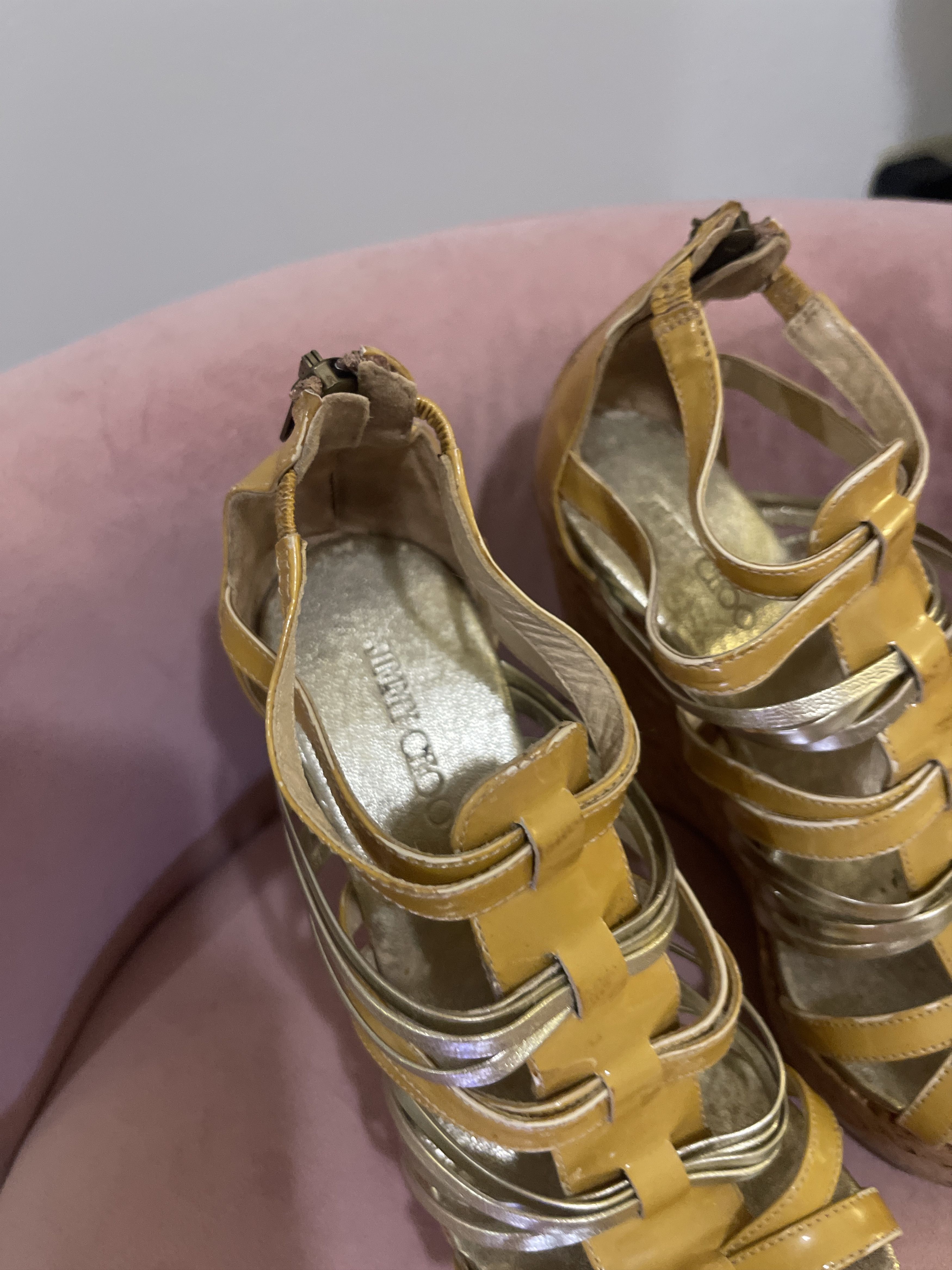 Jimmy Choo jimmy choo platform wedges Size US 7 / IT 37 - 3 Thumbnail