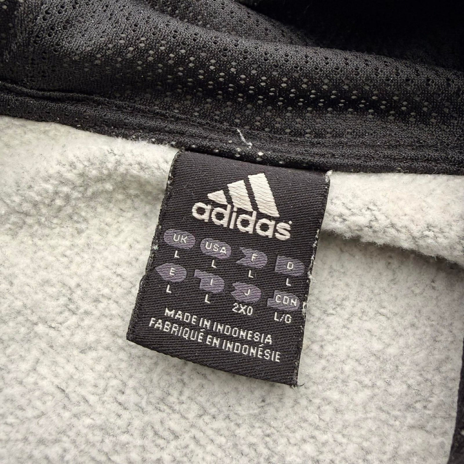 Adidas Adidas 3-Stripe Logo Pullover Hoodie Heather Gray L Size US L / EU 52-54 / 3 - 5 Thumbnail
