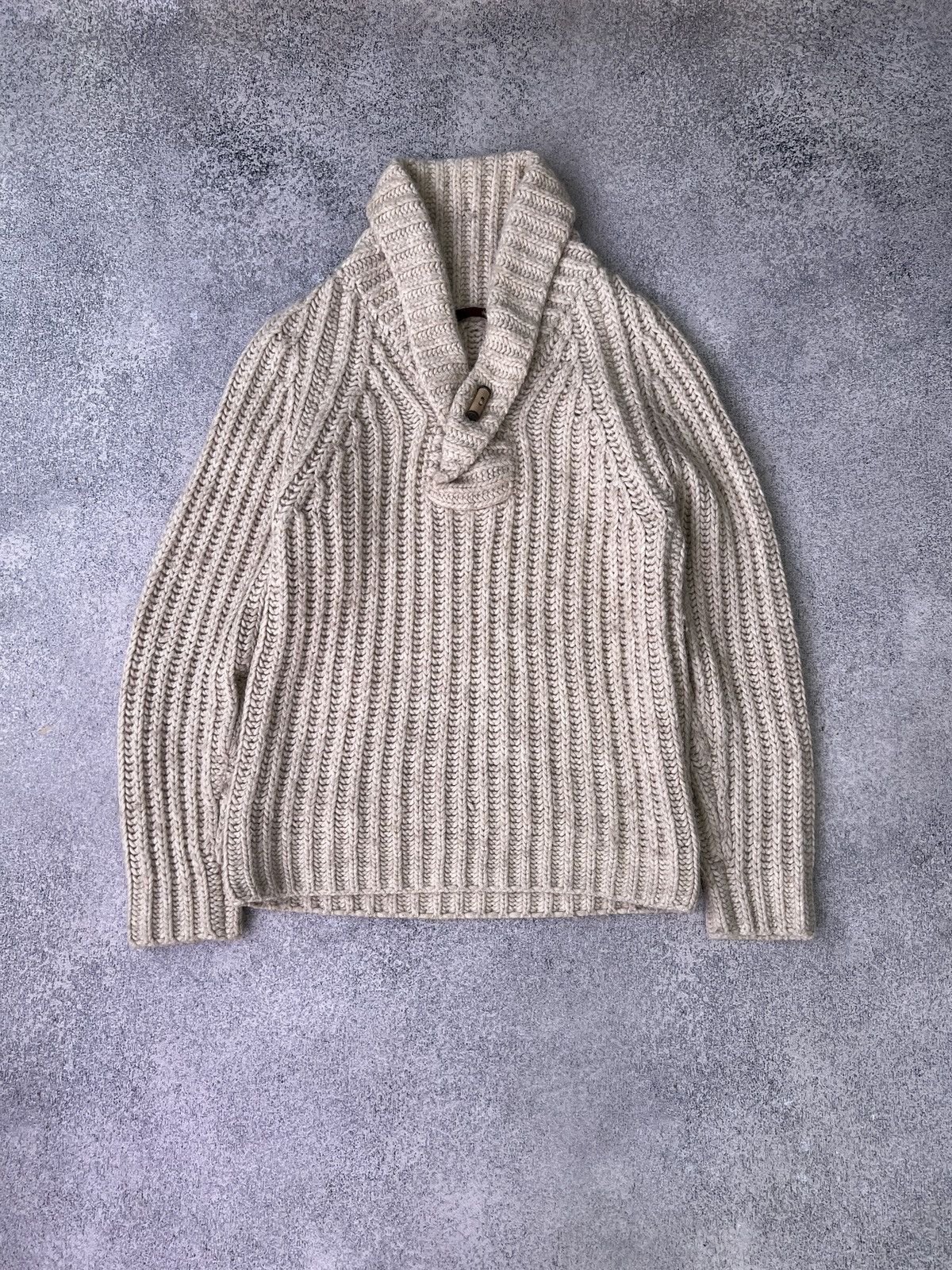 Bally × Vintage Vintage Bally Wool Beige Sweater Size US S / EU 44-46 / 1 - 1 Thumbnail
