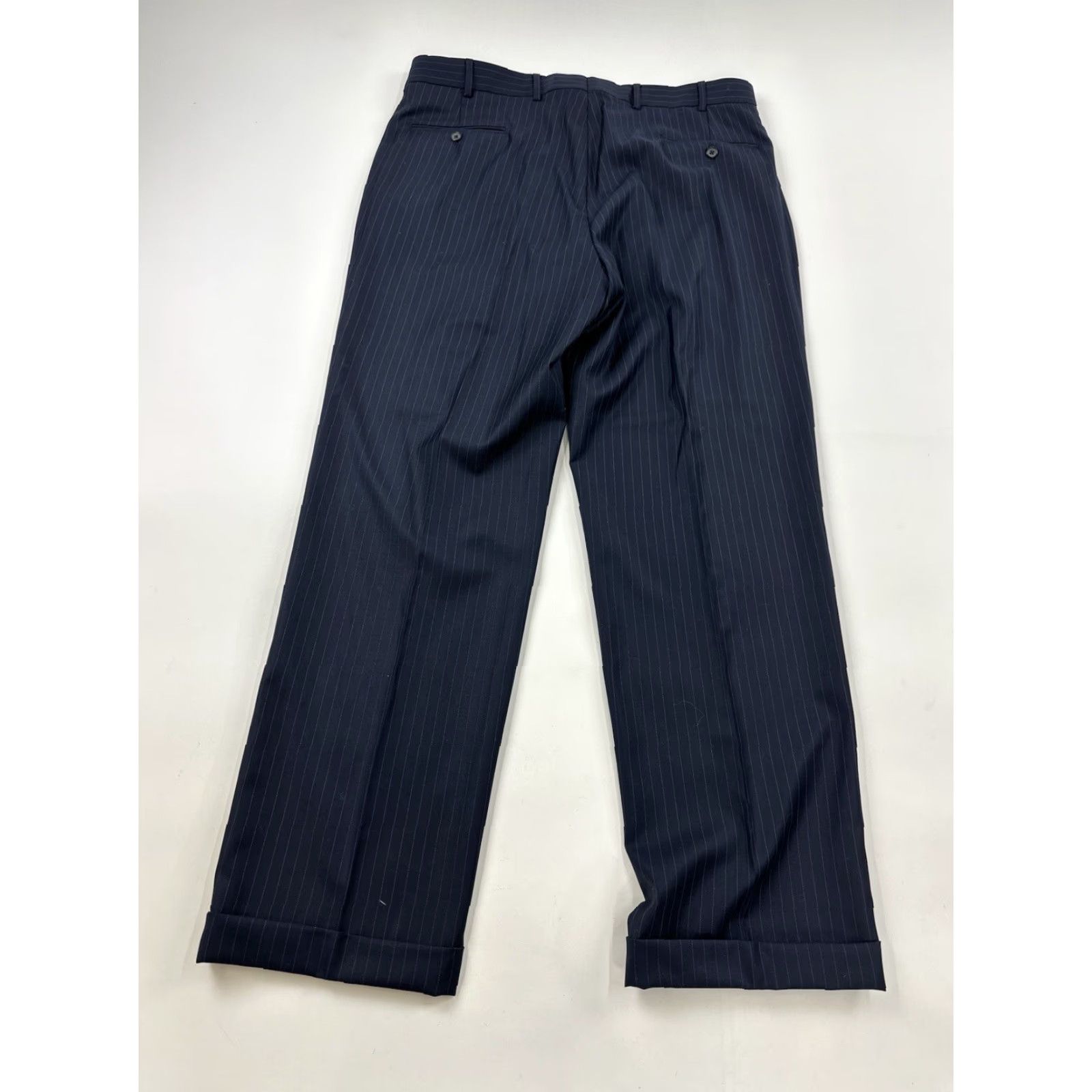 Brooks Brothers VINTAGE Brooks Brothers Madison Dress Pants Men's 38x33 Wool Twill Cuffed Regression For Business Casual Formal Size US 38 / EU 54 - 2 Thumbnail