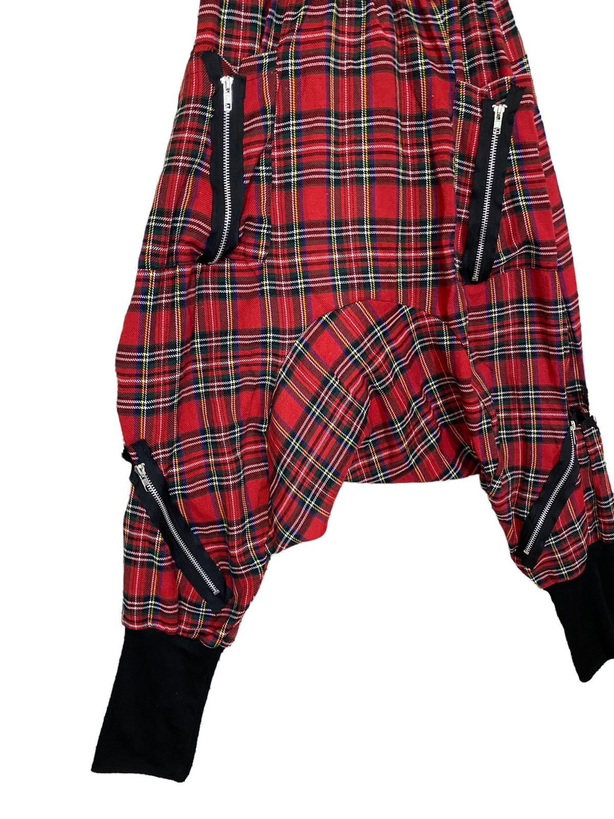 If Six Was Nine × Japanese Brand × Seditionaries ‼️ACDC RAG GOTHIC PUNK PANT MULTIZIP TARTAN‼️ Size US 28 / EU 44 - 3 Thumbnail