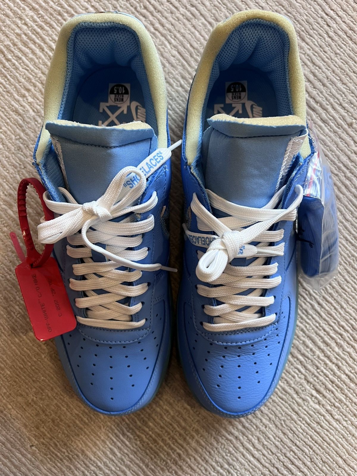 Nike × Off-White Off White x Nike Air Force 1 Low ‘07 MCA 10.5 Size US 10.5 / EU 43-44 - 2 Thumbnail