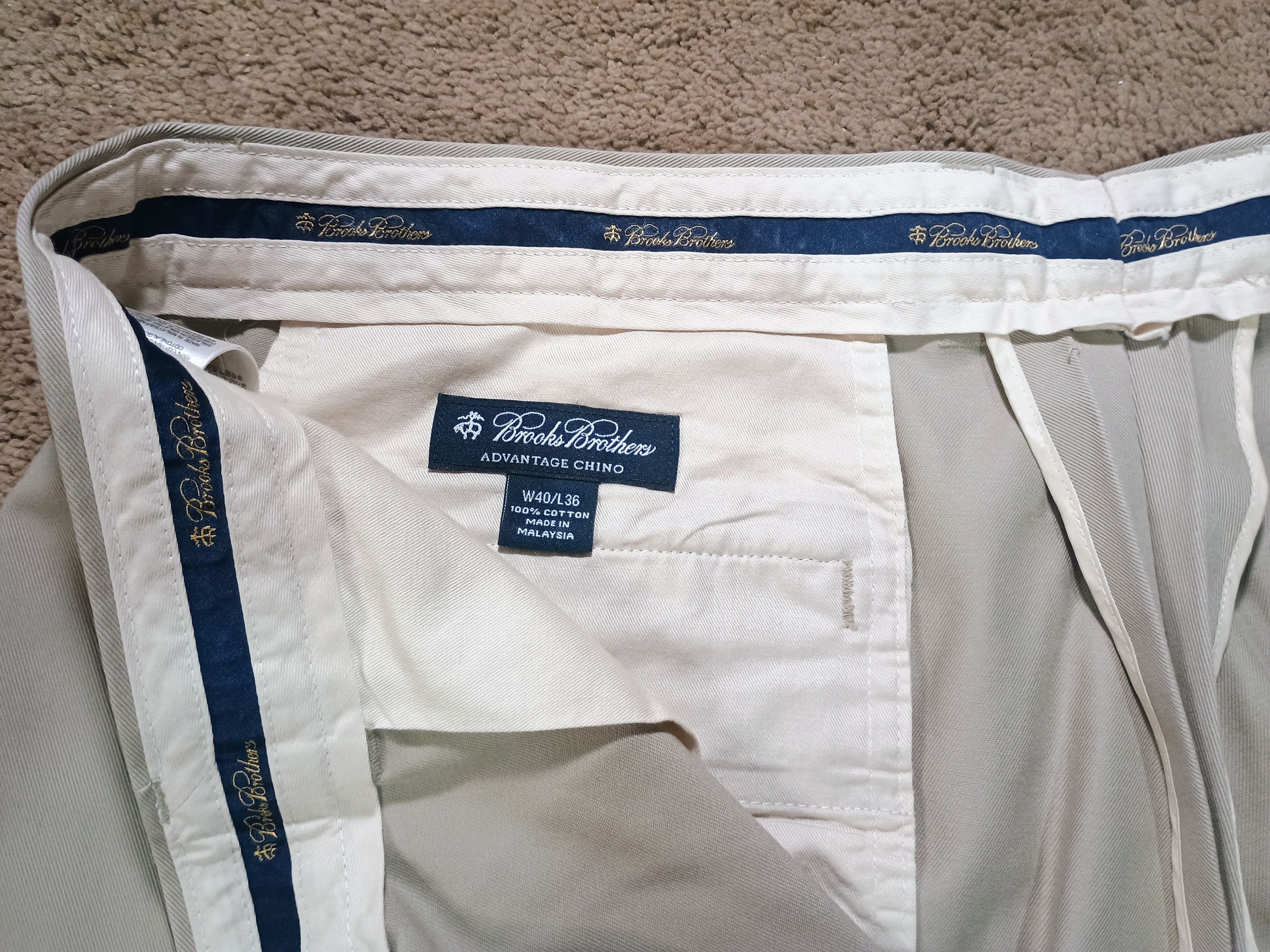 Brooks Brothers Brooks Brothers Hudson Advantage Pants 38 X 32 Ivy Chino Size US 38 / EU 54 - 3 Thumbnail