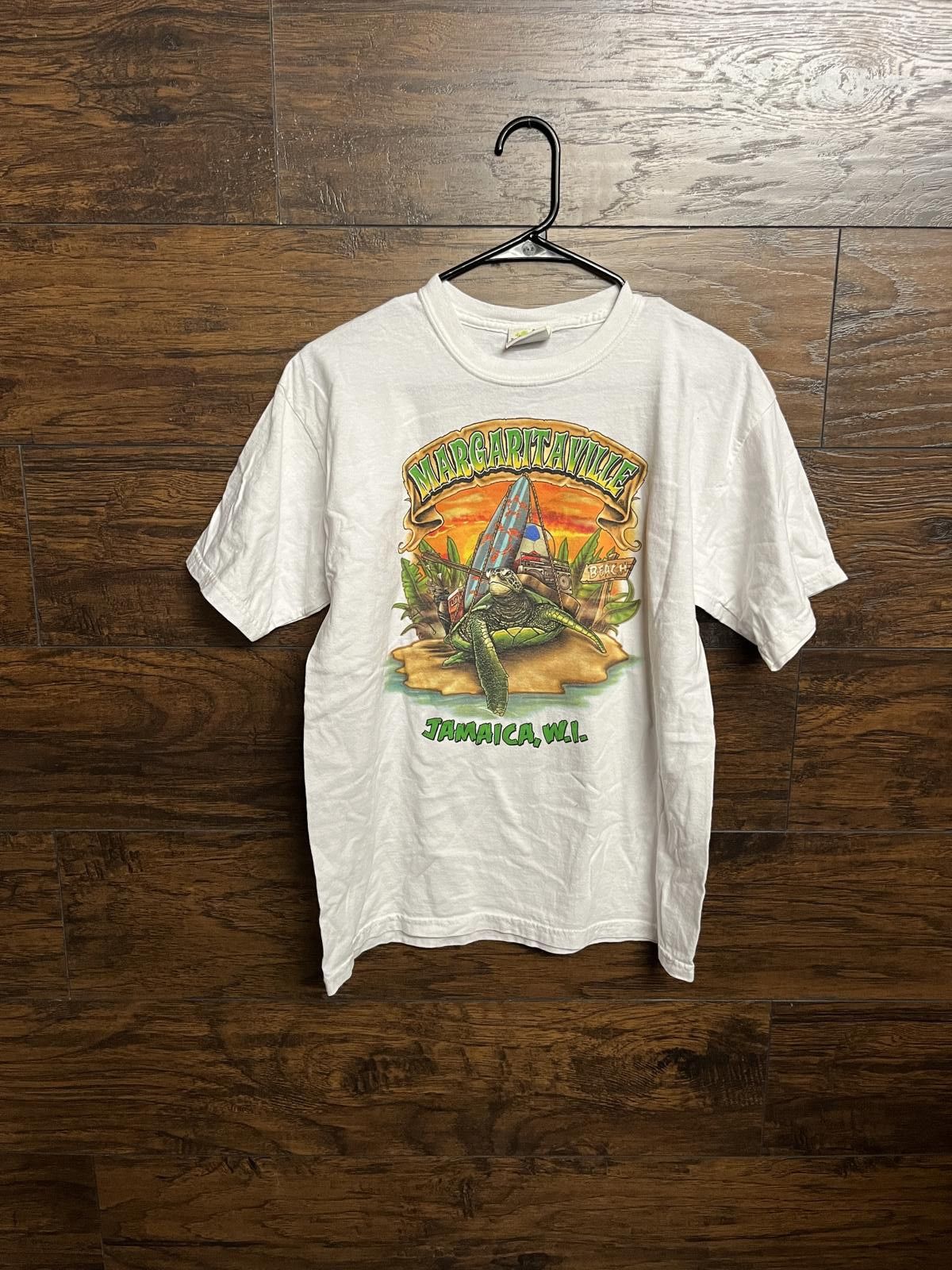 Designer Jimmy Buffet T-shirt Margaritaville Jamaica Wisconsin Shirt Size US L / EU 52-54 / 3 - 1 Thumbnail