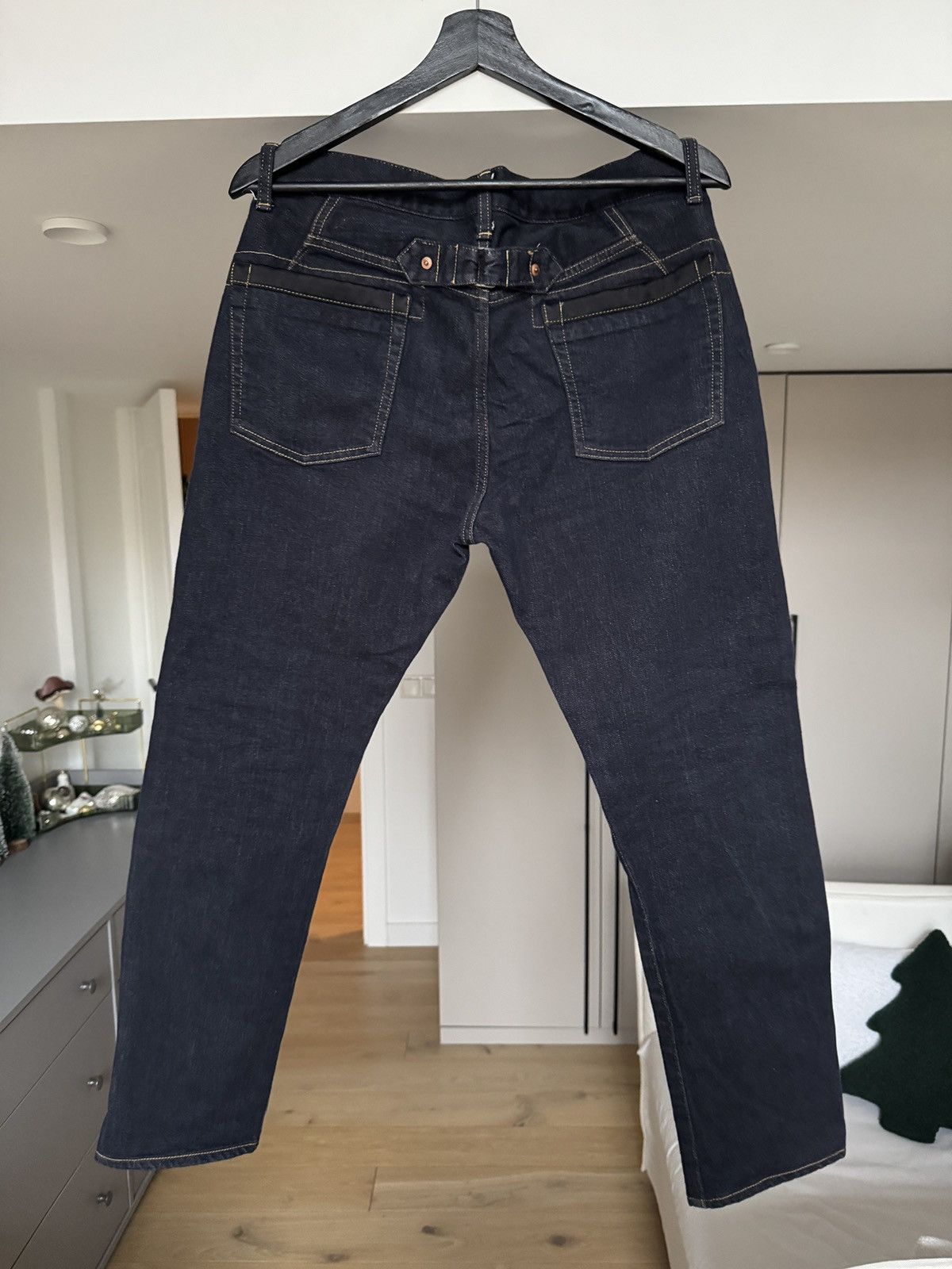 Junya Watanabe Junya Watanabe man dark navy jeans Size US 32 / EU 48 - 5 Thumbnail