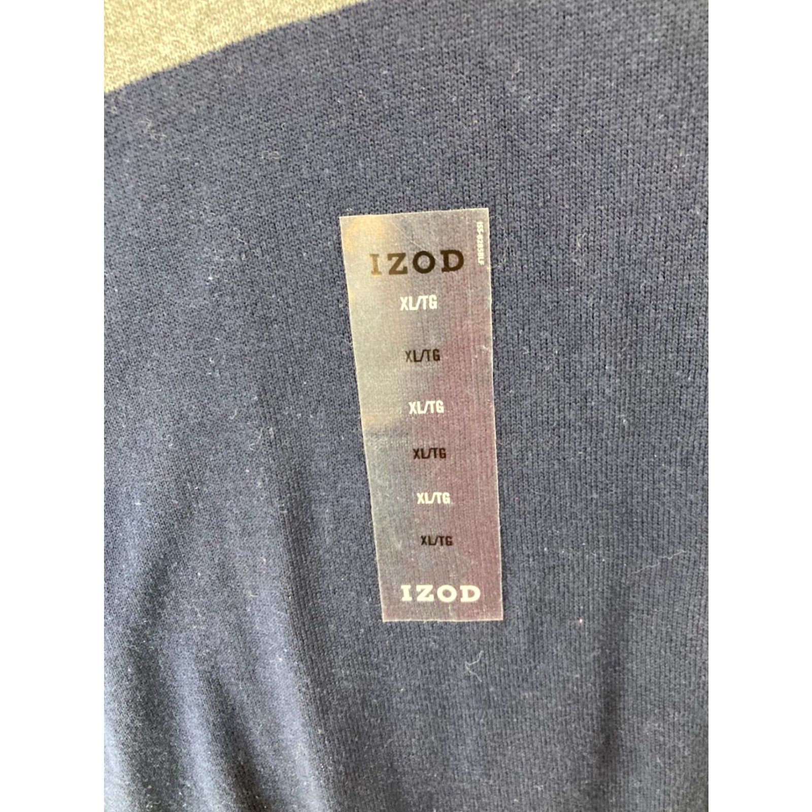 Izod VINTAGE IZOD Mens Sweater XL Crew Neck Pullover 100% Cotton Gray Preppy Casual Fall Winter Size US XL / EU 56 / 4 - 5 Thumbnail