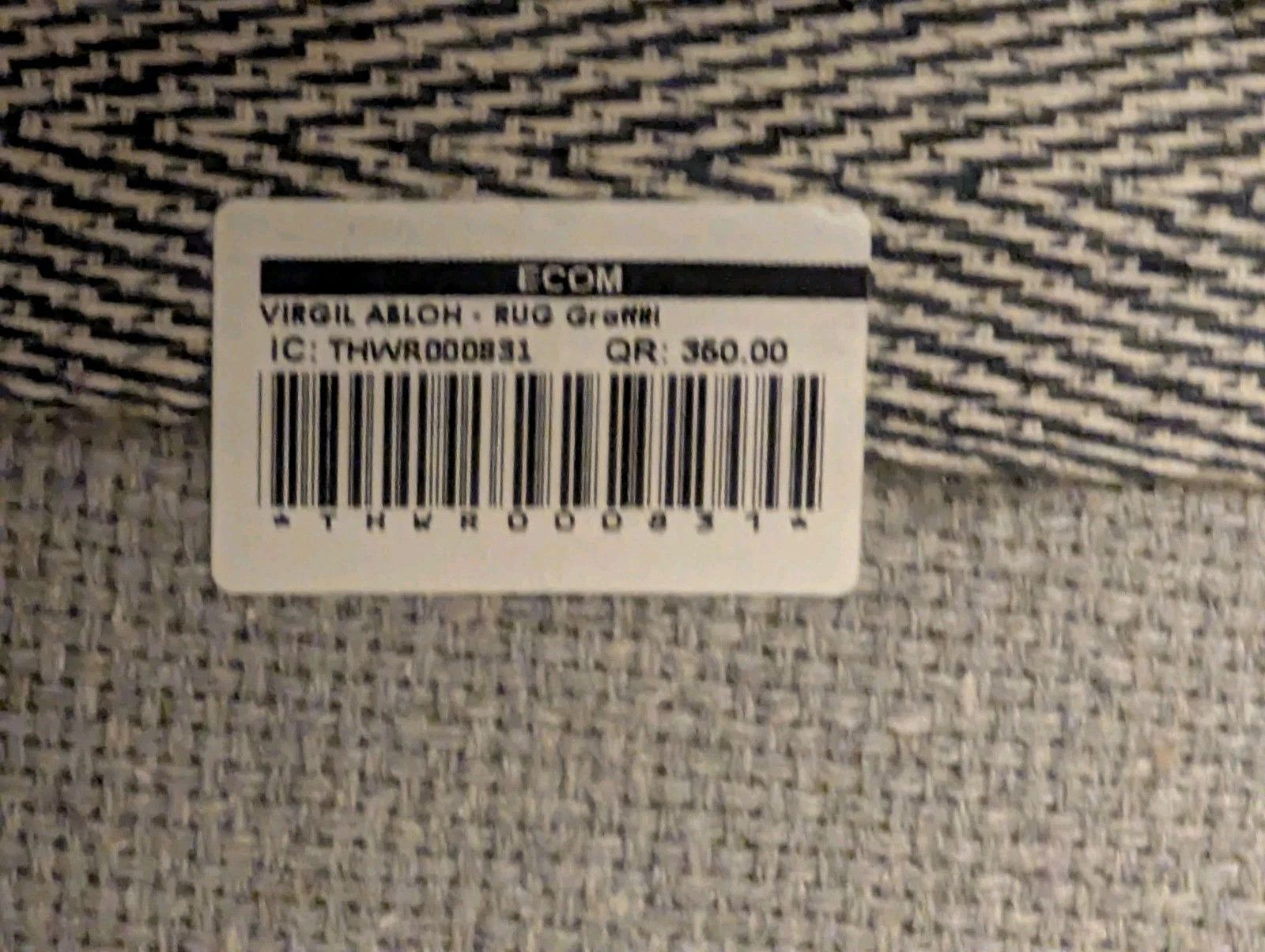 Virgil Abloh VIRGIL ABLOH - CLOUD 9 GRAFFITI RUG - FOS Exhibit Qatar 2021 Size ONE SIZE - 8 Thumbnail