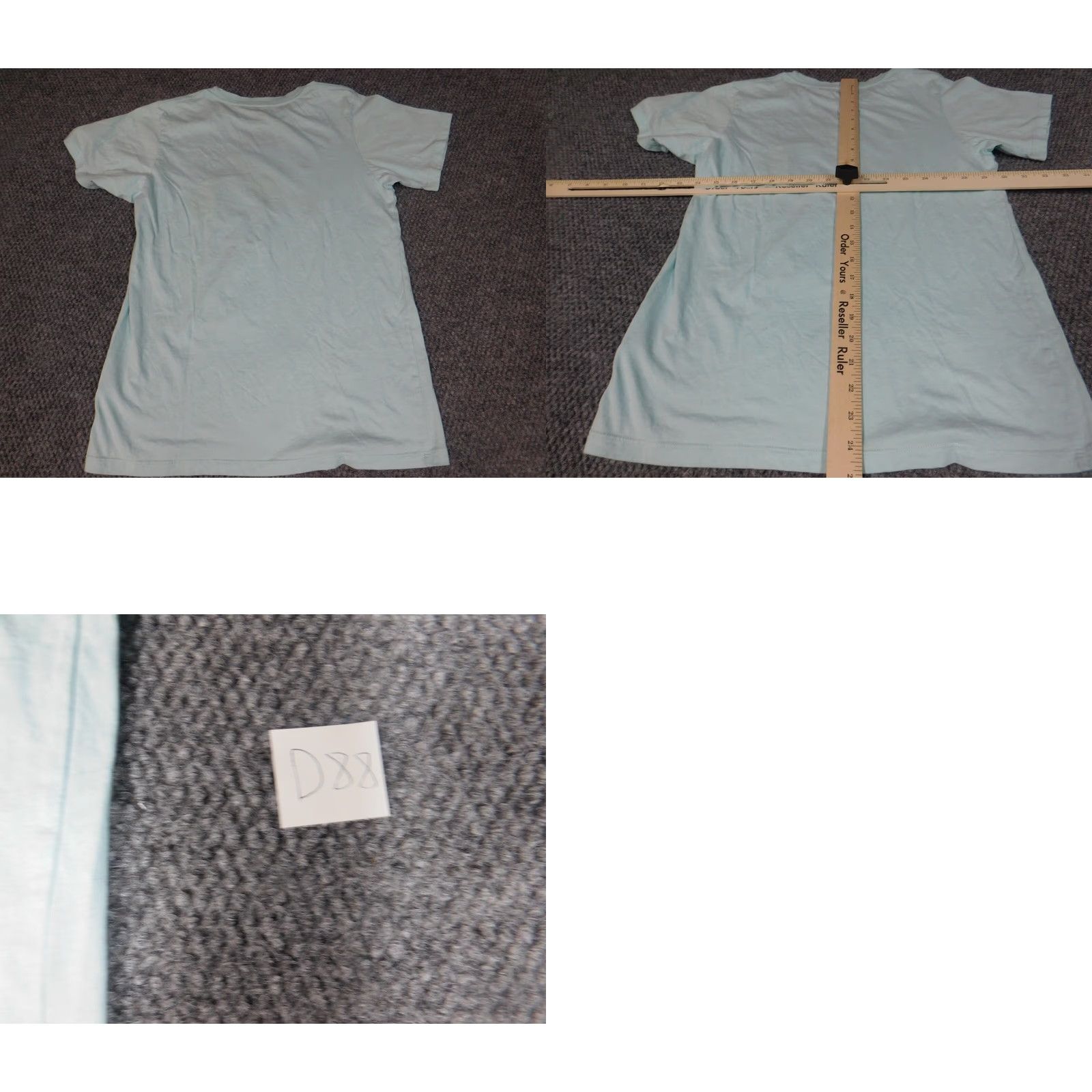Disney Disney Womens Blouse XL Blue Crew Neck Short Sleeve Cap Sleeve Pullover Cotton Rayon Button Casual Regular Basic University Theme Size XL / US 12-14 / IT 48-50 - 8 Thumbnail
