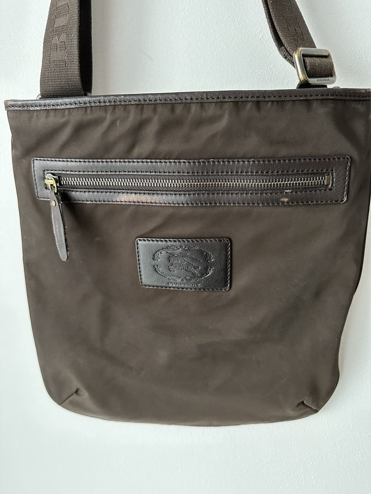Burberry Burberry nylon brown crossbody bag Size ONE SIZE - 2 Thumbnail
