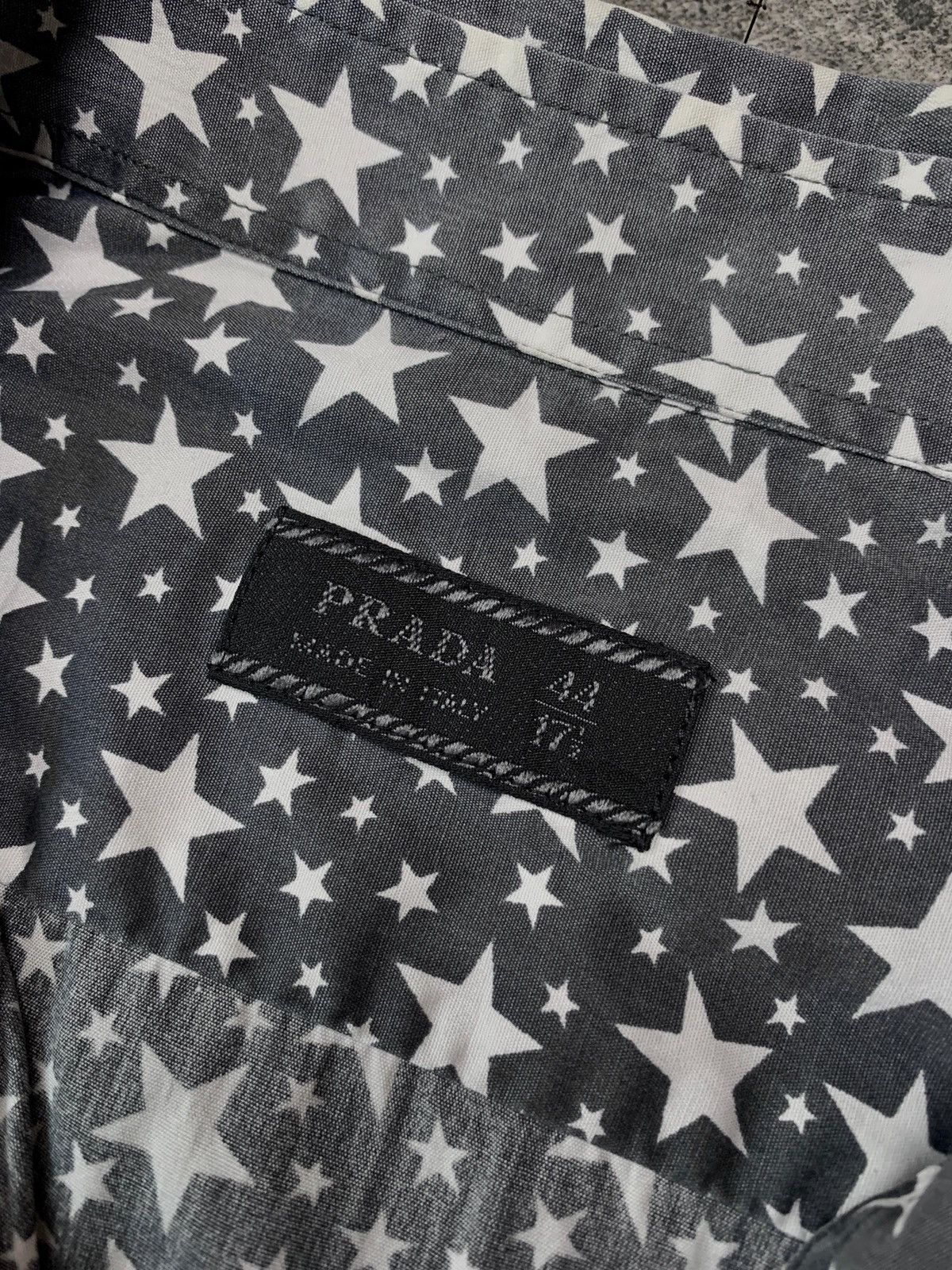 Prada FREE TAX! 2000s Stars Printed Shirt- Large Size US L / EU 52-54 / 3 - 4 Thumbnail