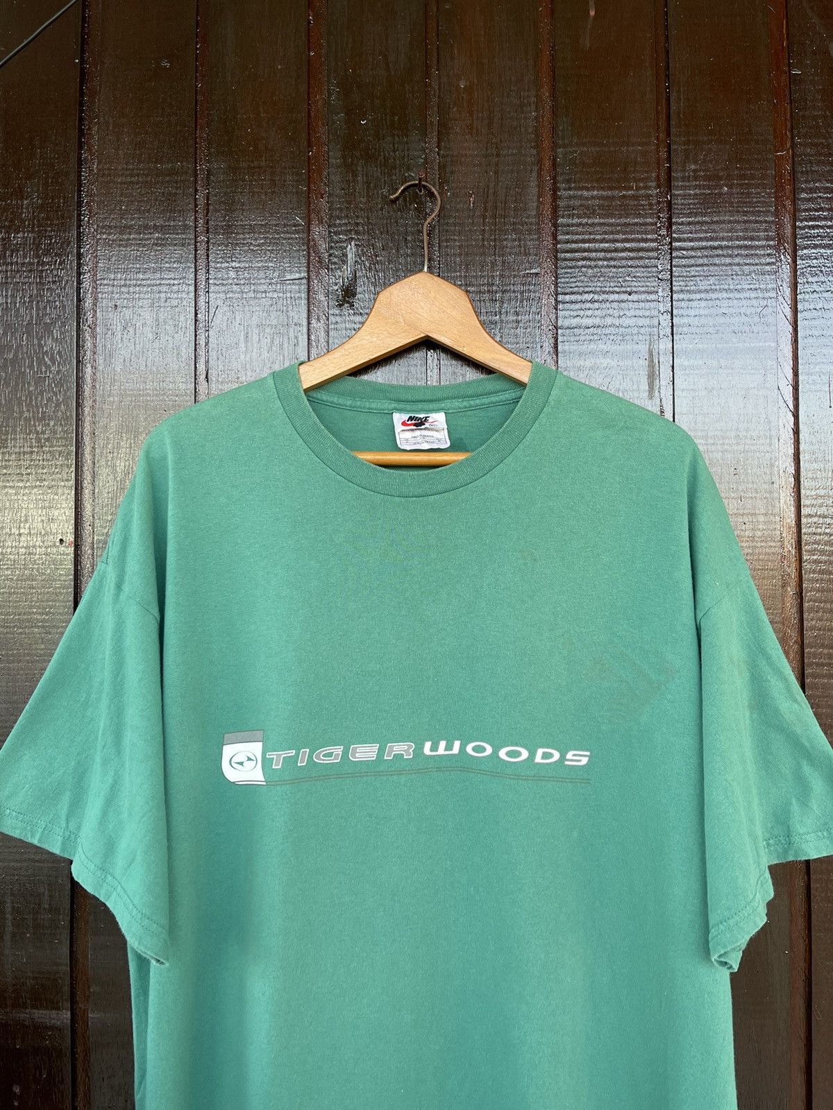 Nike × Vintage Vintage 90s Nike Tiger woods tee Size US XL / EU 56 / 4 - 2 Thumbnail