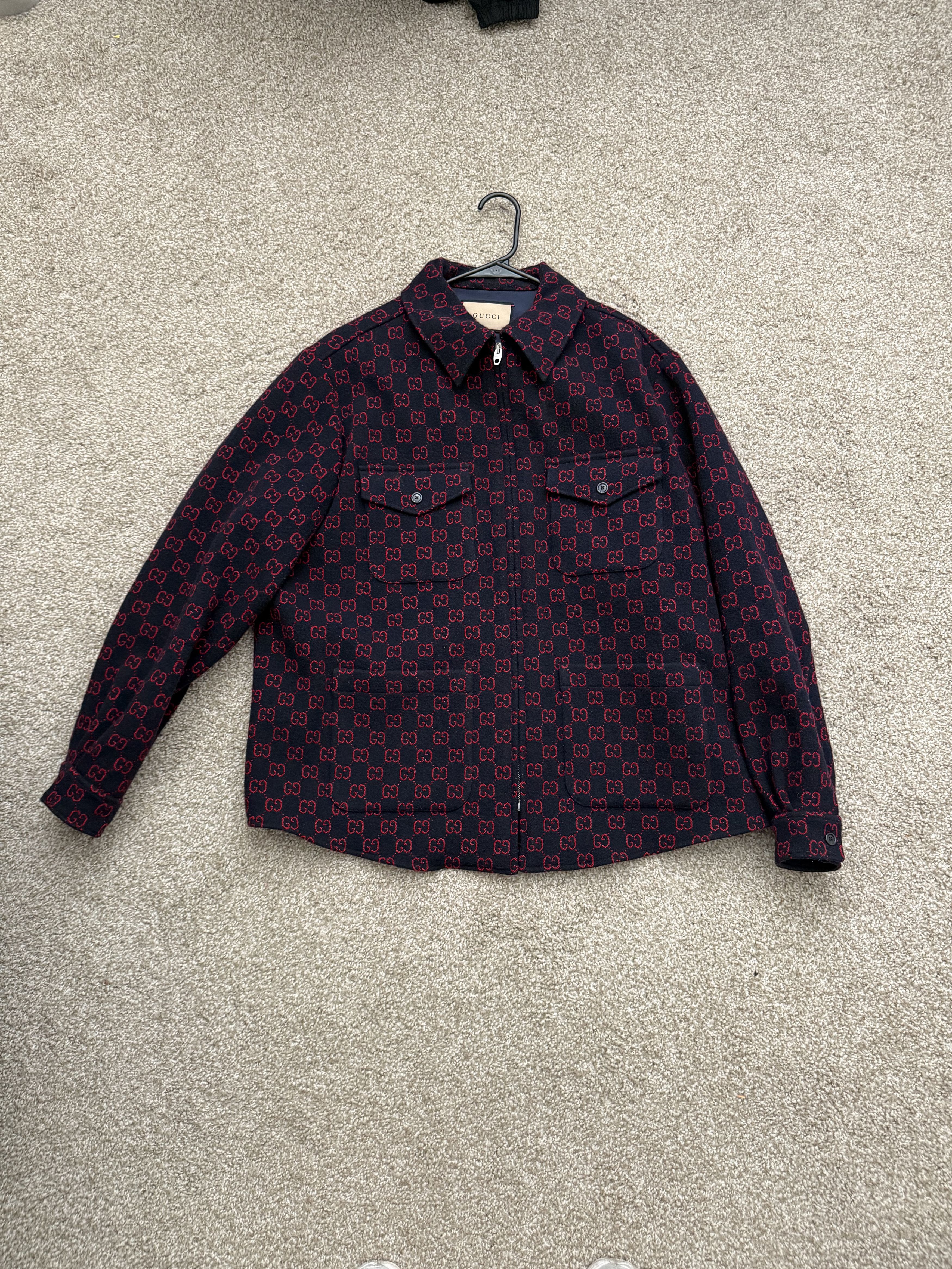 Gucci Gucci GG Jacquard Shirt Jacket Size US M / EU 48-50 / 2 - 2 Thumbnail