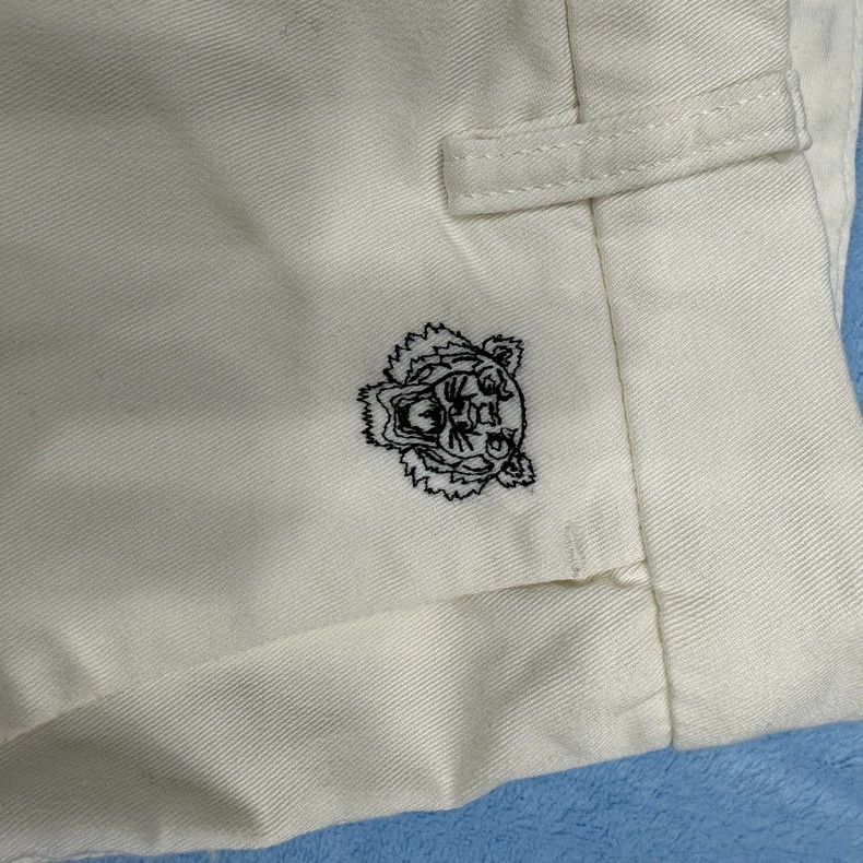 Kenzo KENZO Beige Shorts, Embroidered Tiger Head Size US 30 / EU 46 - 3 Thumbnail