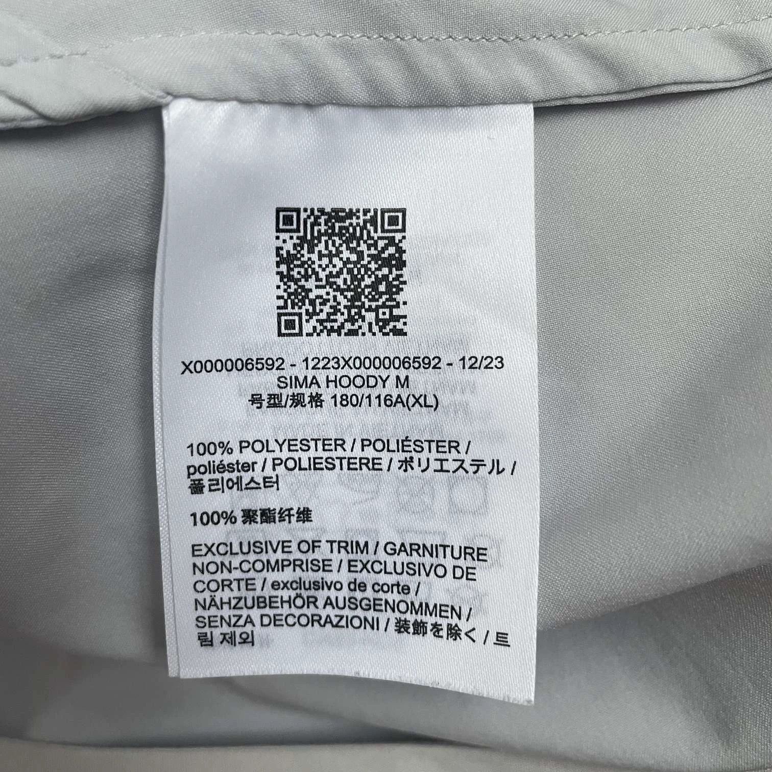 Arc'teryx Arcteryx Sima Men's XL Solid UPF Zipper Light Work Hoody 99% Size US XL / EU 56 / 4 - 6 Thumbnail