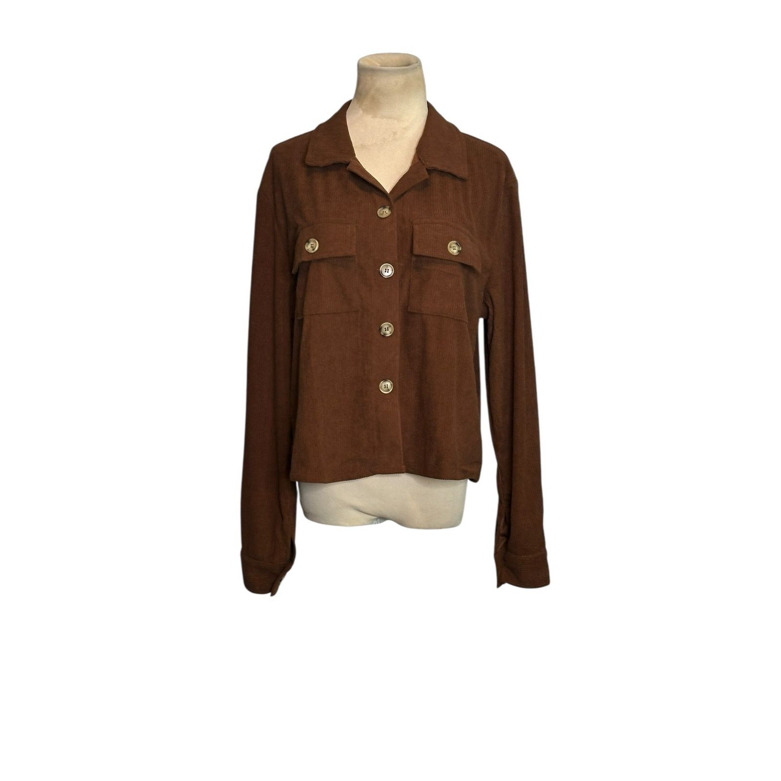Zeagoo Zeagoo corduroy long sleeves button shacket size Medium Size M / US 6-8 / IT 42-44 - 11 Thumbnail