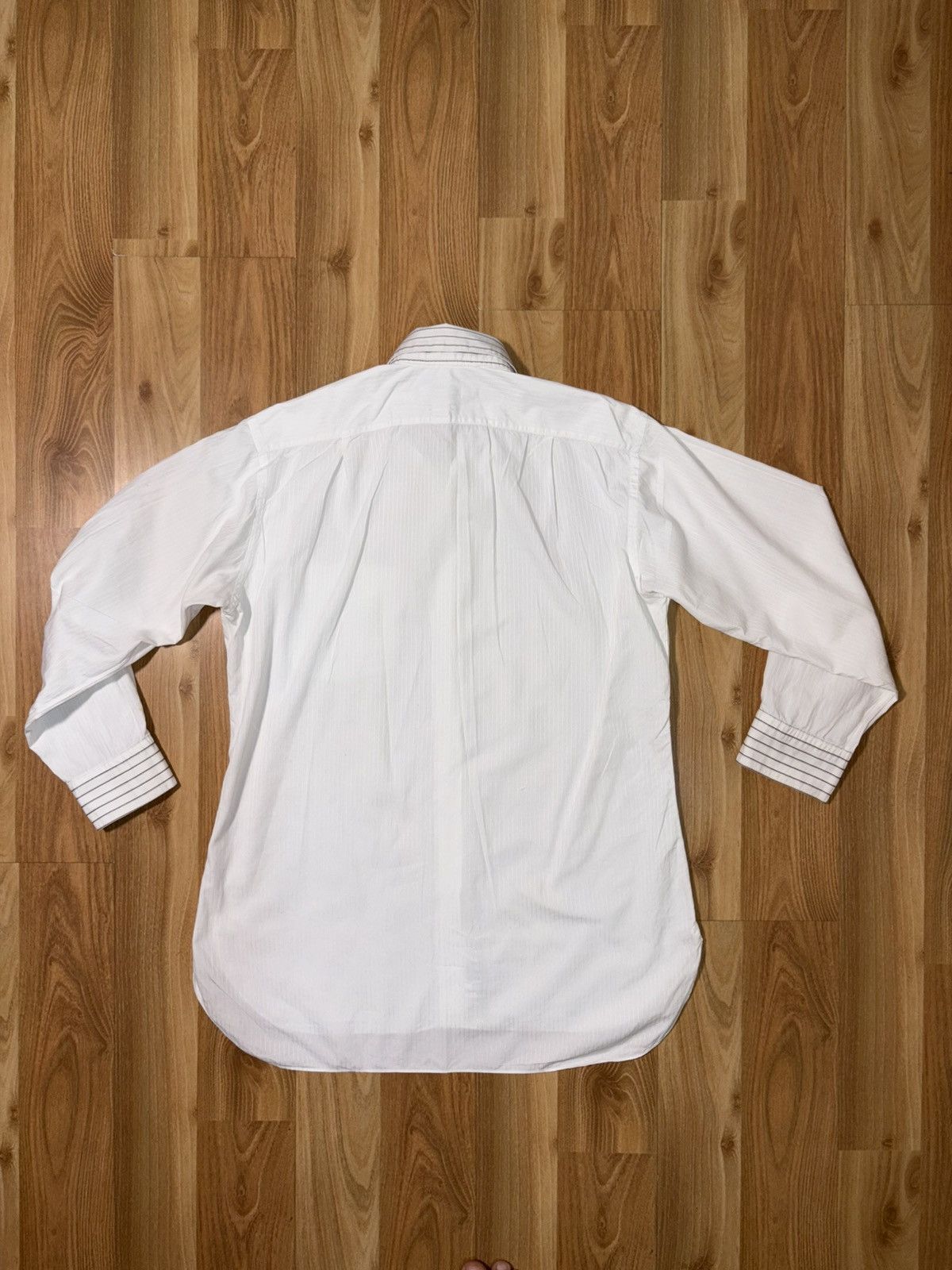 Christian Dior Monsieur VTG Christian Dior Monsieur Striped Shirt Japan Exclusive Size US S / EU 44-46 / 1 - 2 Thumbnail