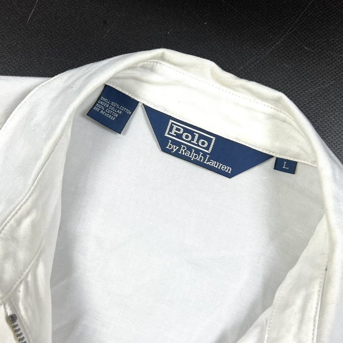 Polo Ralph Lauren × Vintage Vintage Polo Ralph Lauren Logo #3 Cotton Casual Owershirt -L Size US L / EU 52-54 / 3 - 12 Thumbnail
