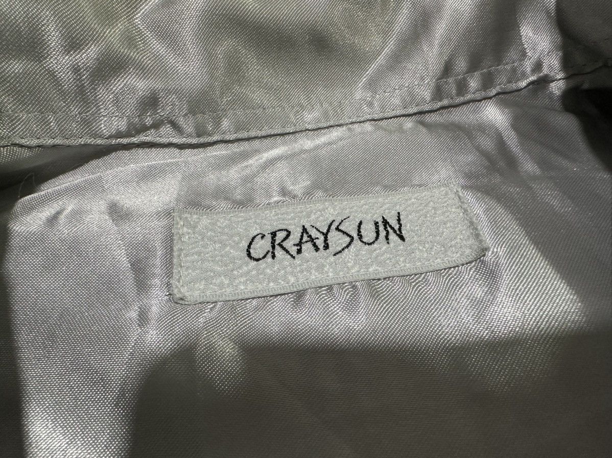 Japanese Brand 🔥 Japanese Vintage Craysun Metallic Silver Shirt Long Sleeve Size US XL / EU 56 / 4 - 6 Thumbnail