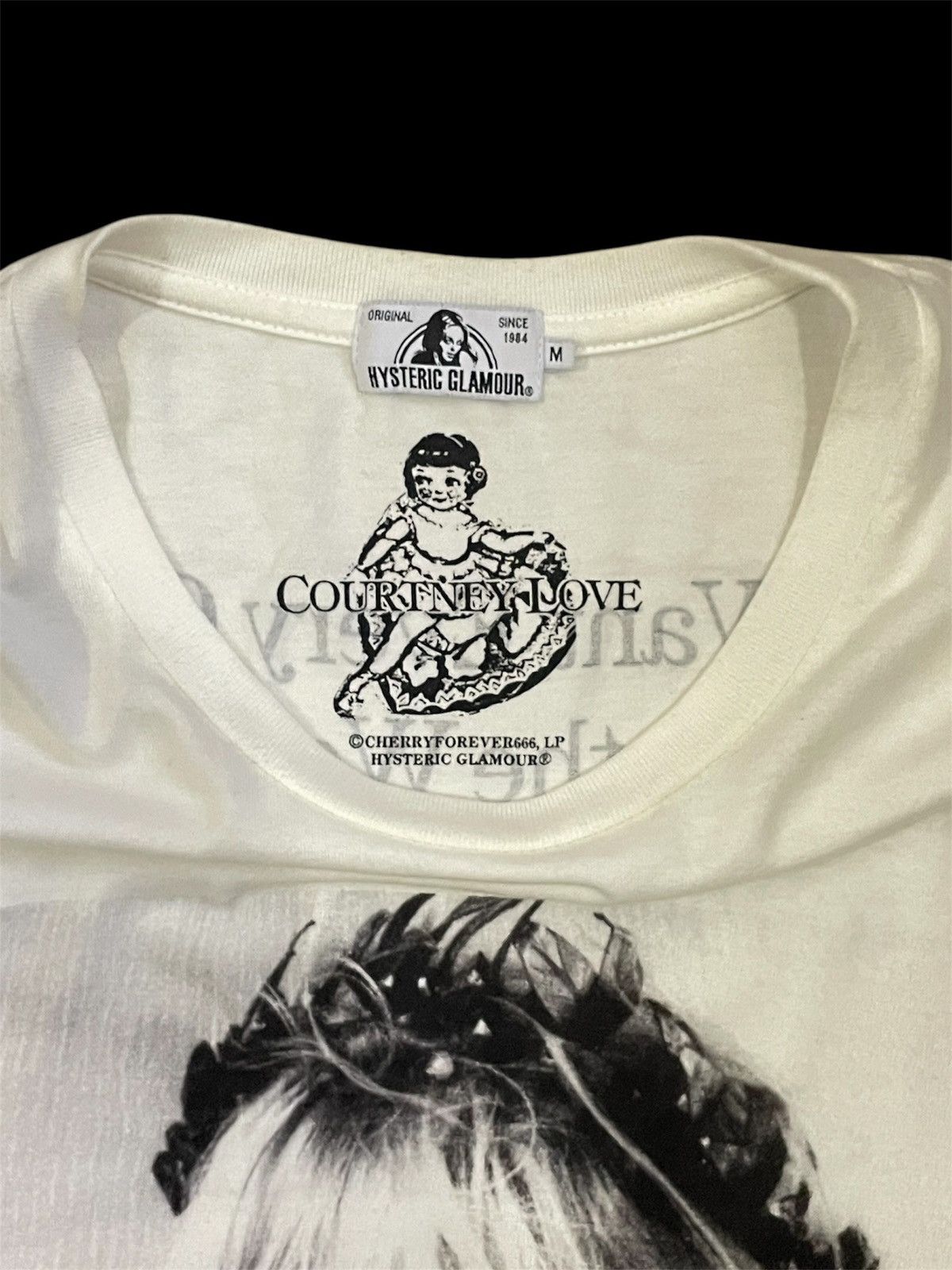 Designer × Hysteric Glamour × Japanese Brand HYSTERIC GLAMOUR x COURTNEY LOVE Graphic T-Shirt Size US M / EU 48-50 / 2 - 10 Thumbnail