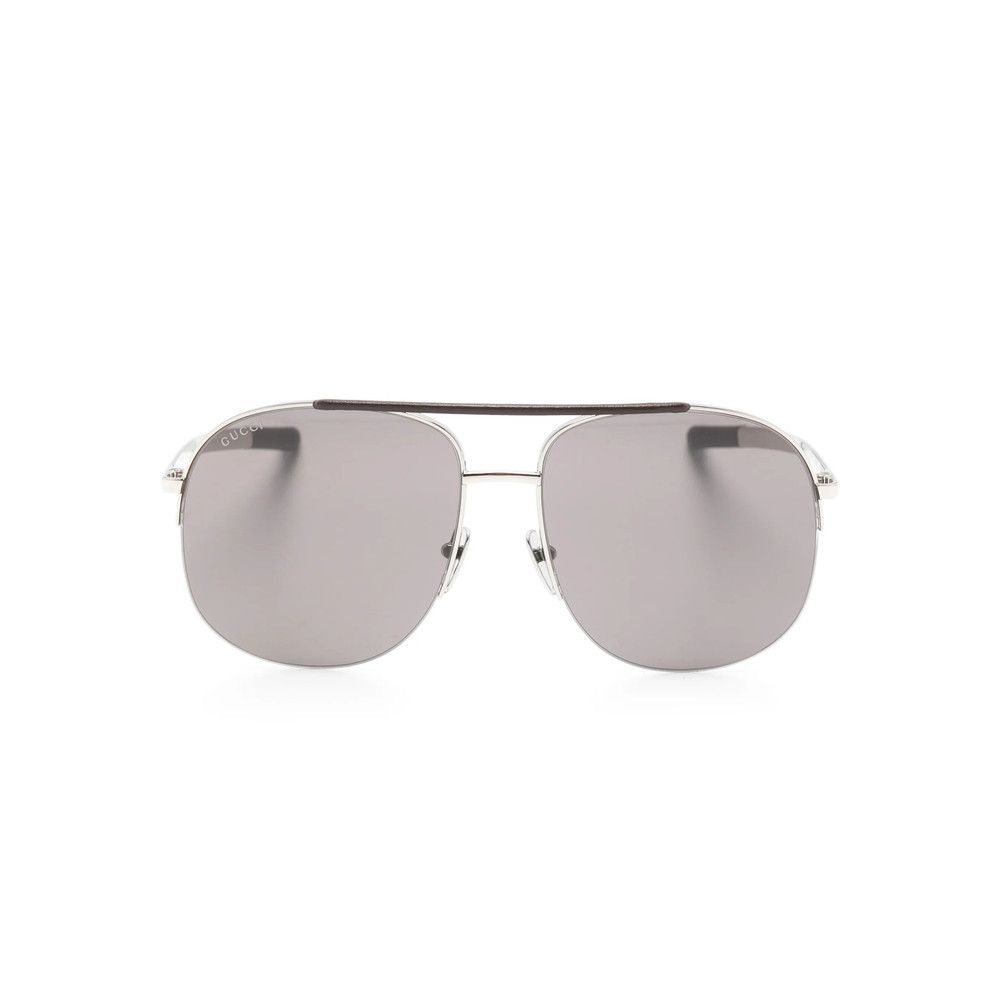 Gucci Gucci SILVER Sunglasses Size ONE SIZE - 1 Thumbnail