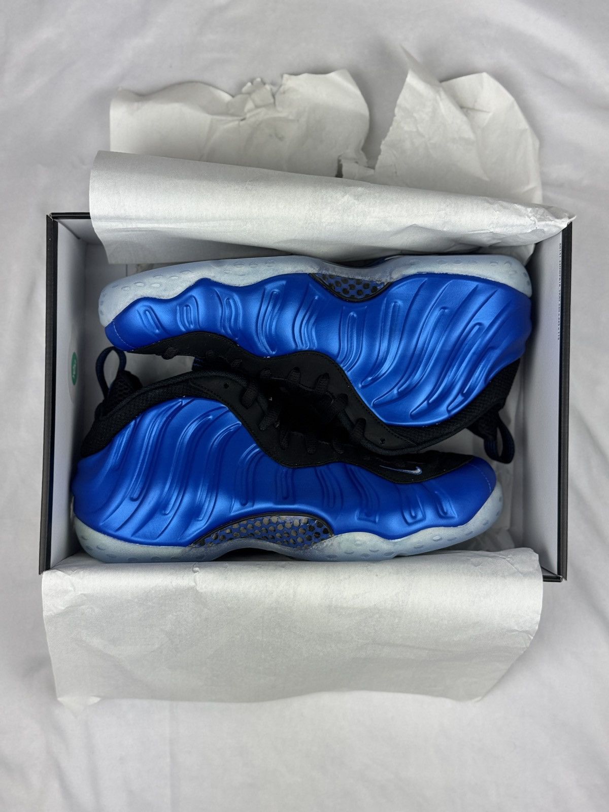 Size 9.5 - Nike Air Foamposite One International Blue
