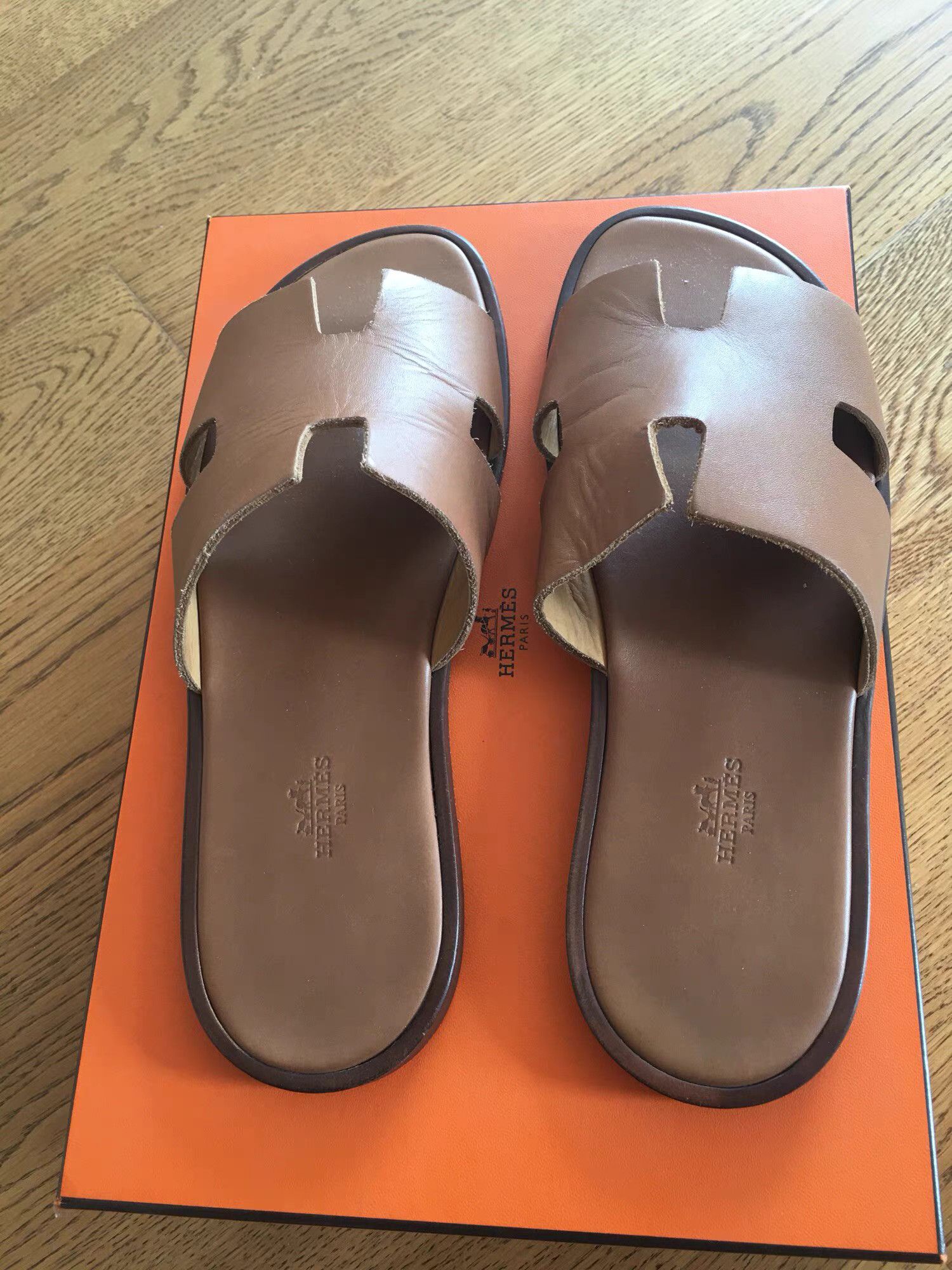 Hermes Hermès Men's Slides K17 Size US 10 / EU 43 - 3 Thumbnail